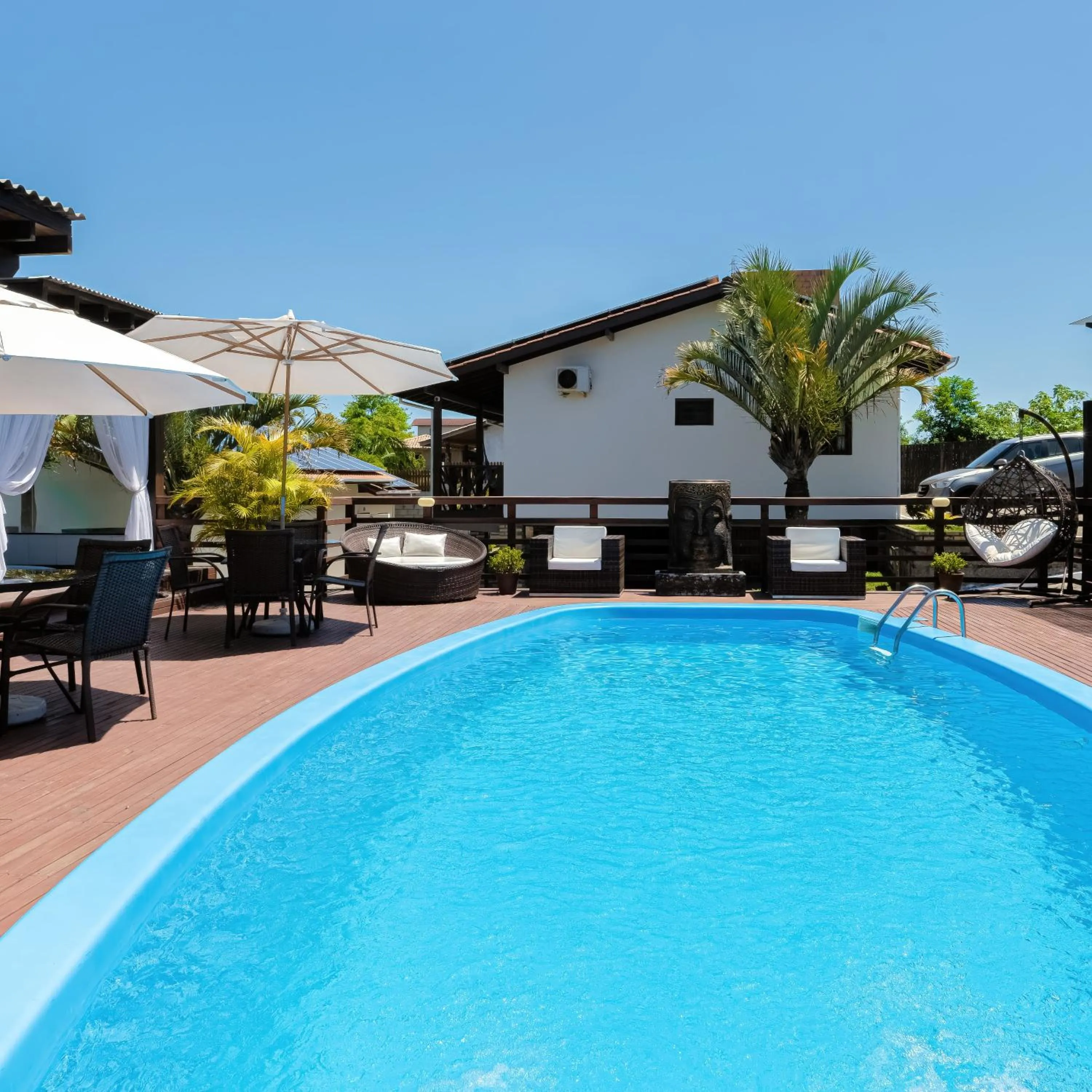 Swimming pool in Pousada Natribus Rosa