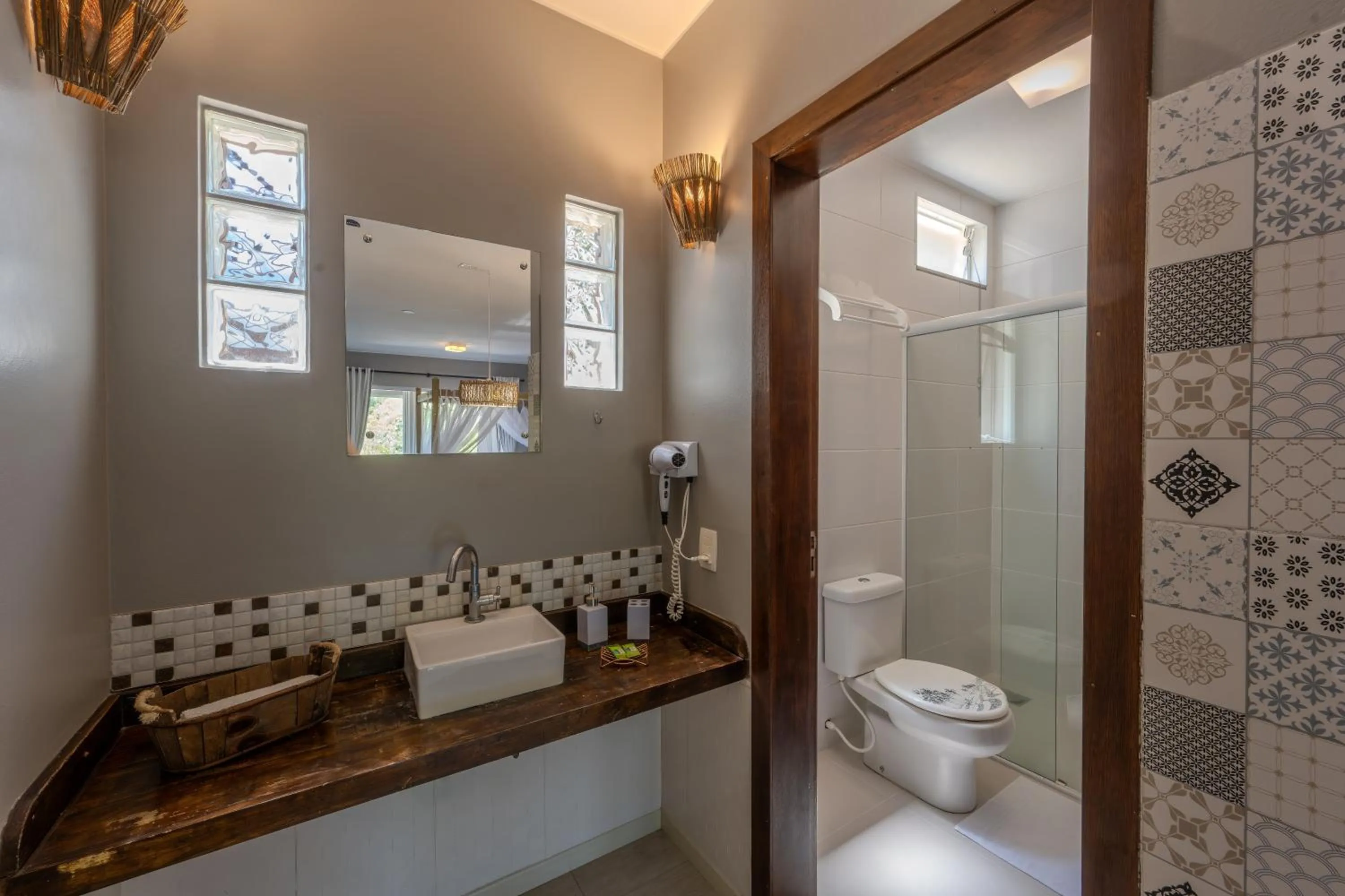 Bathroom in Pousada Natribus Rosa