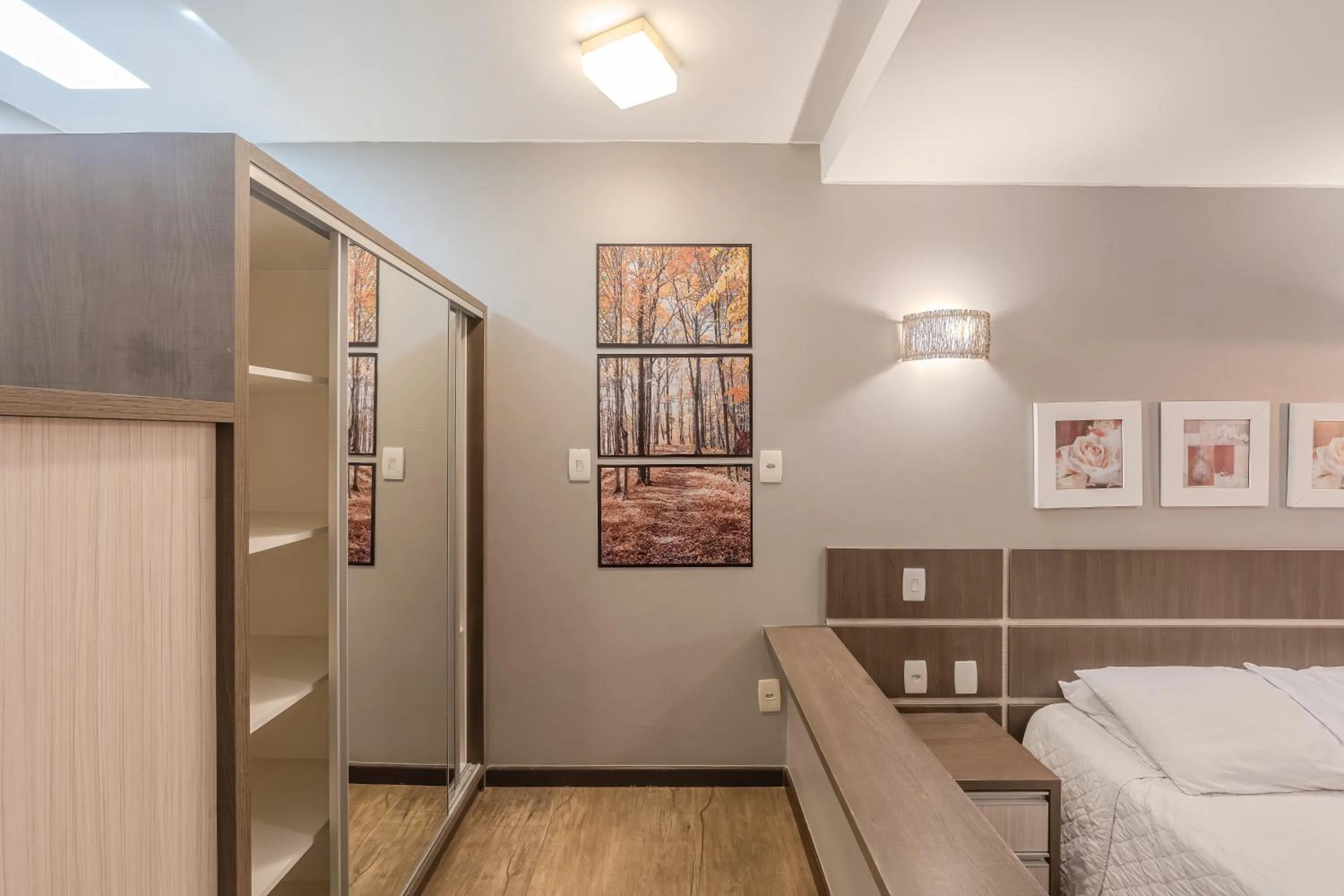 Bed in Pousada Natribus Rosa