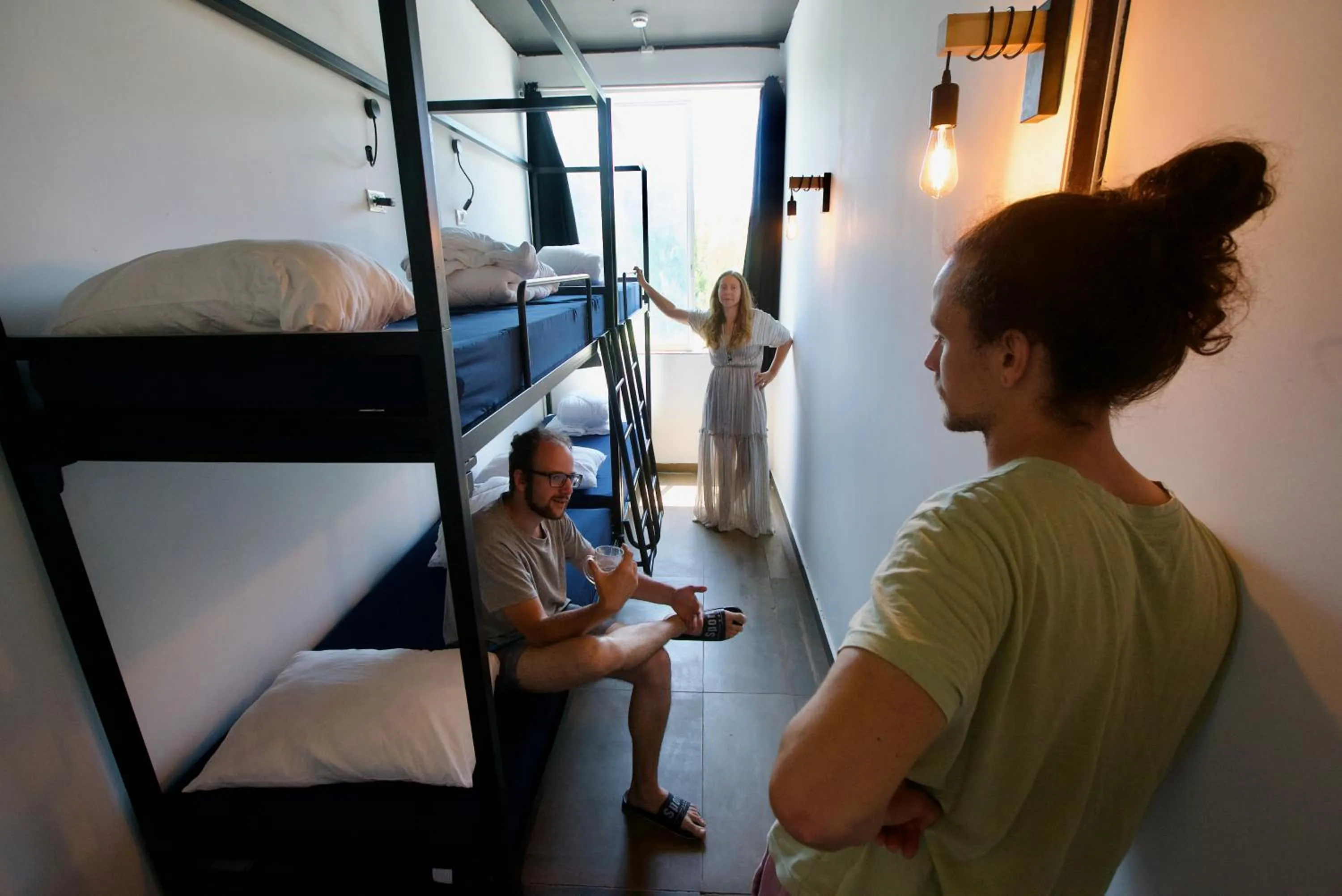 People, Bed in Jungle Jaffa Hostel Age 18 to 45