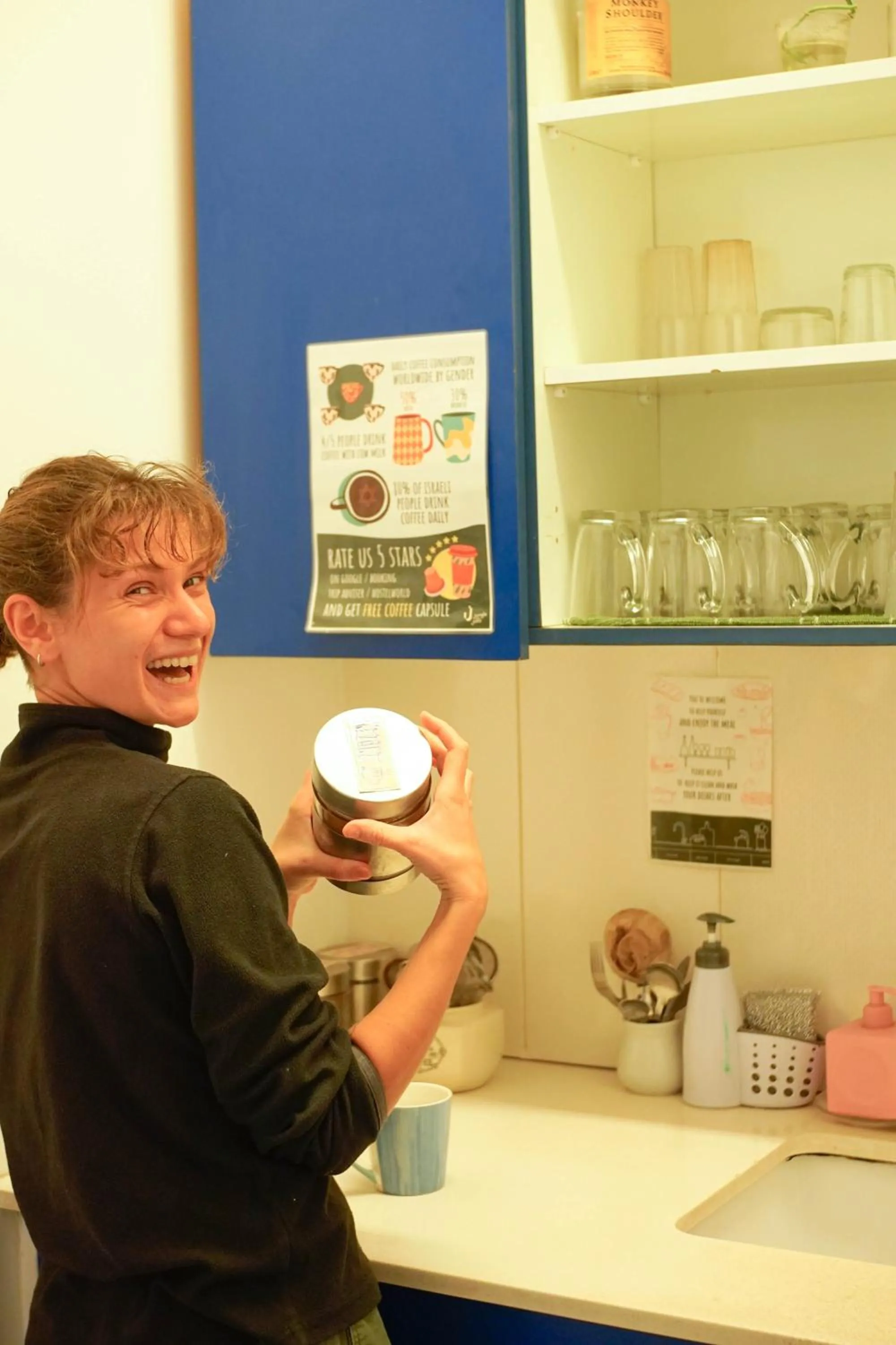 People in Jungle Jaffa Hostel Age 18 to 45