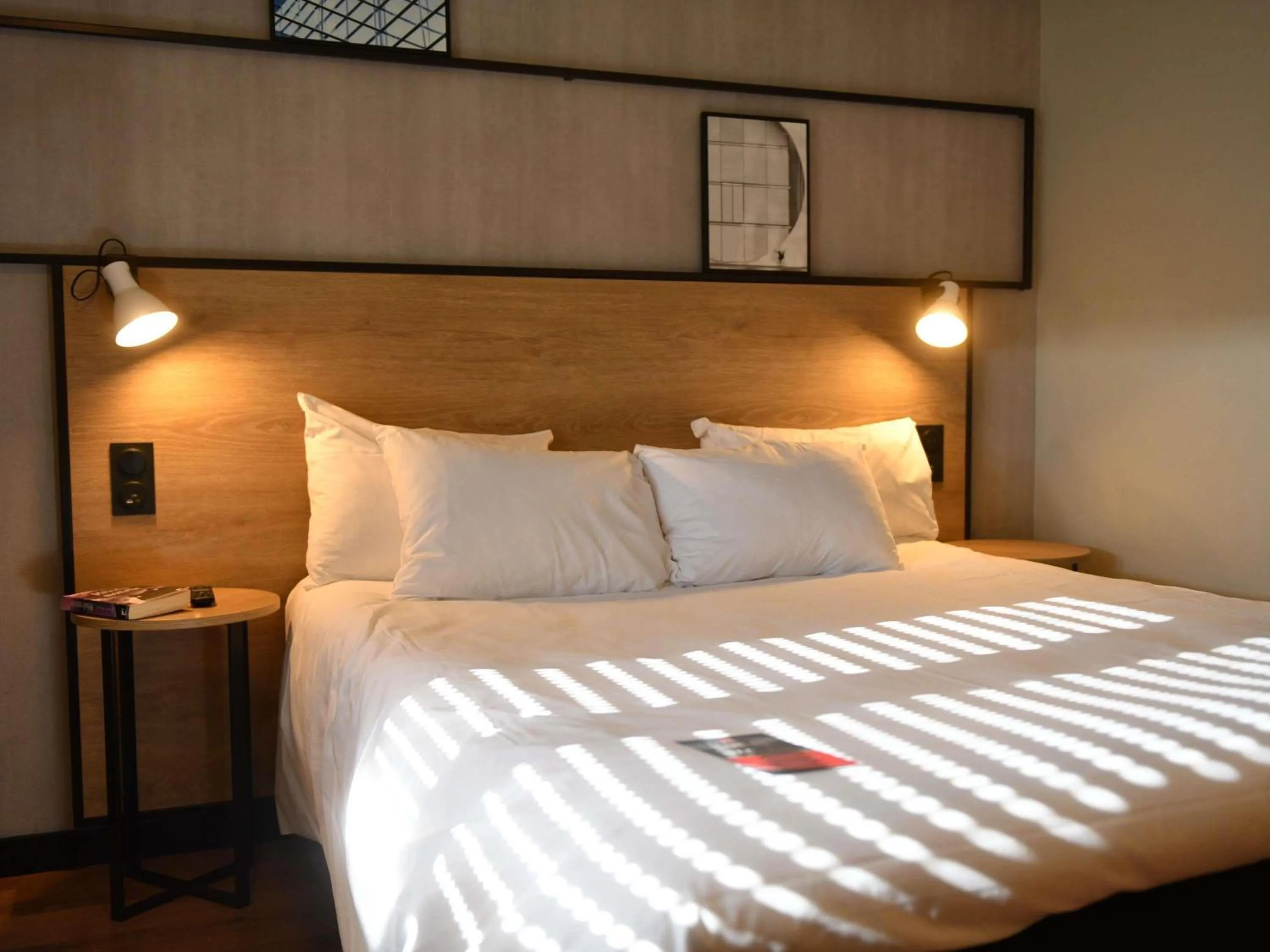 Bedroom, Bed in ibis Chateauroux