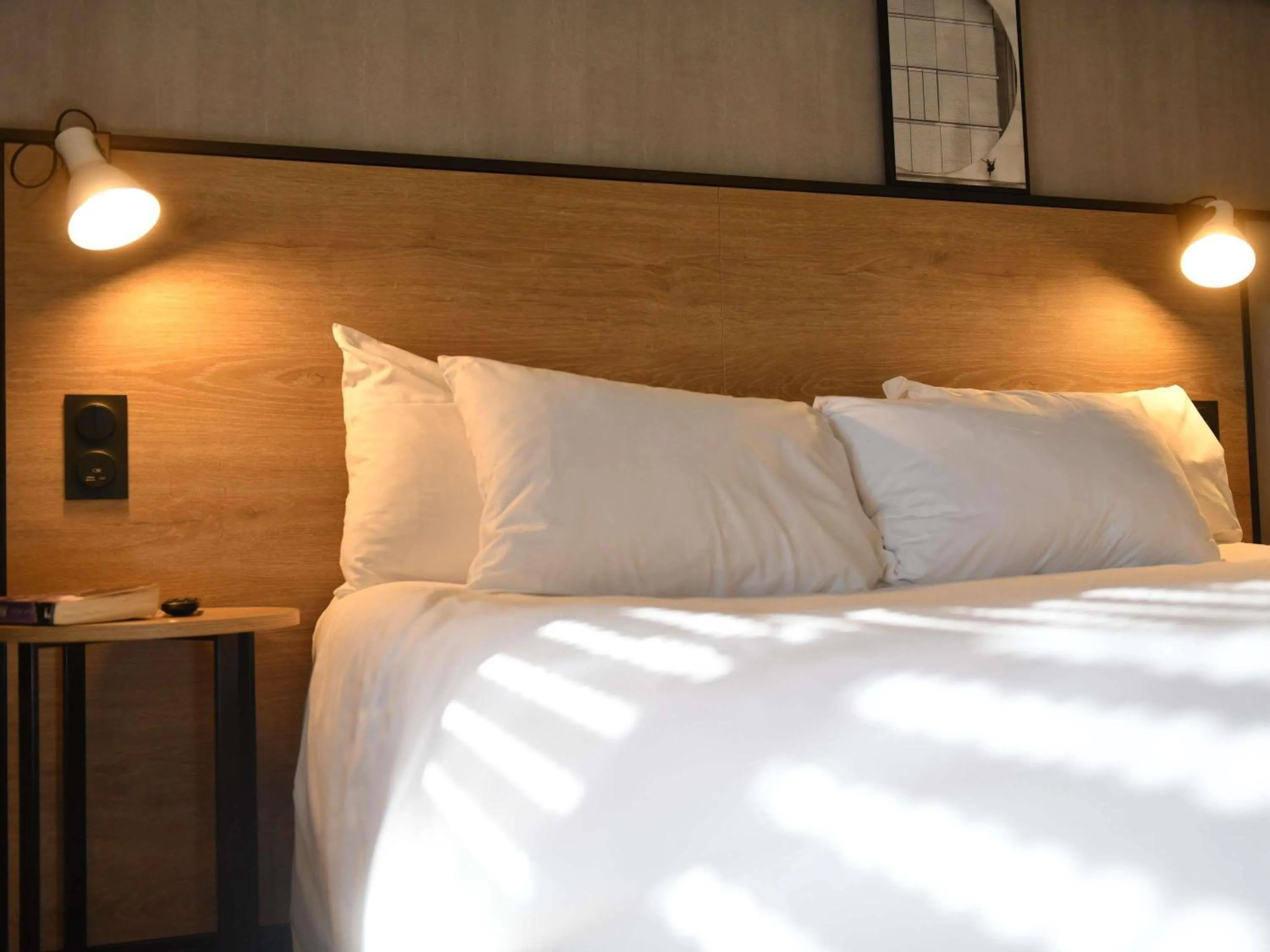 Bedroom, Bed in ibis Chateauroux