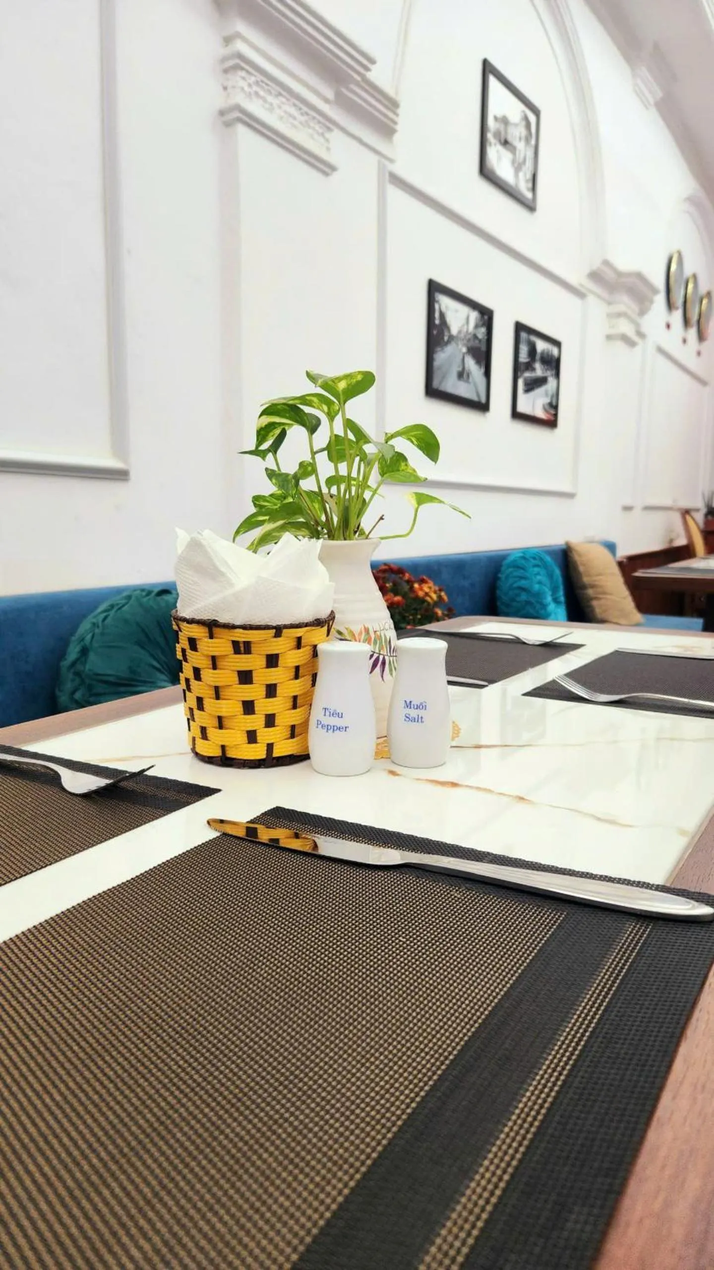 Decorative detail in The Ambery Hanoi Boutique Hotel & Travel