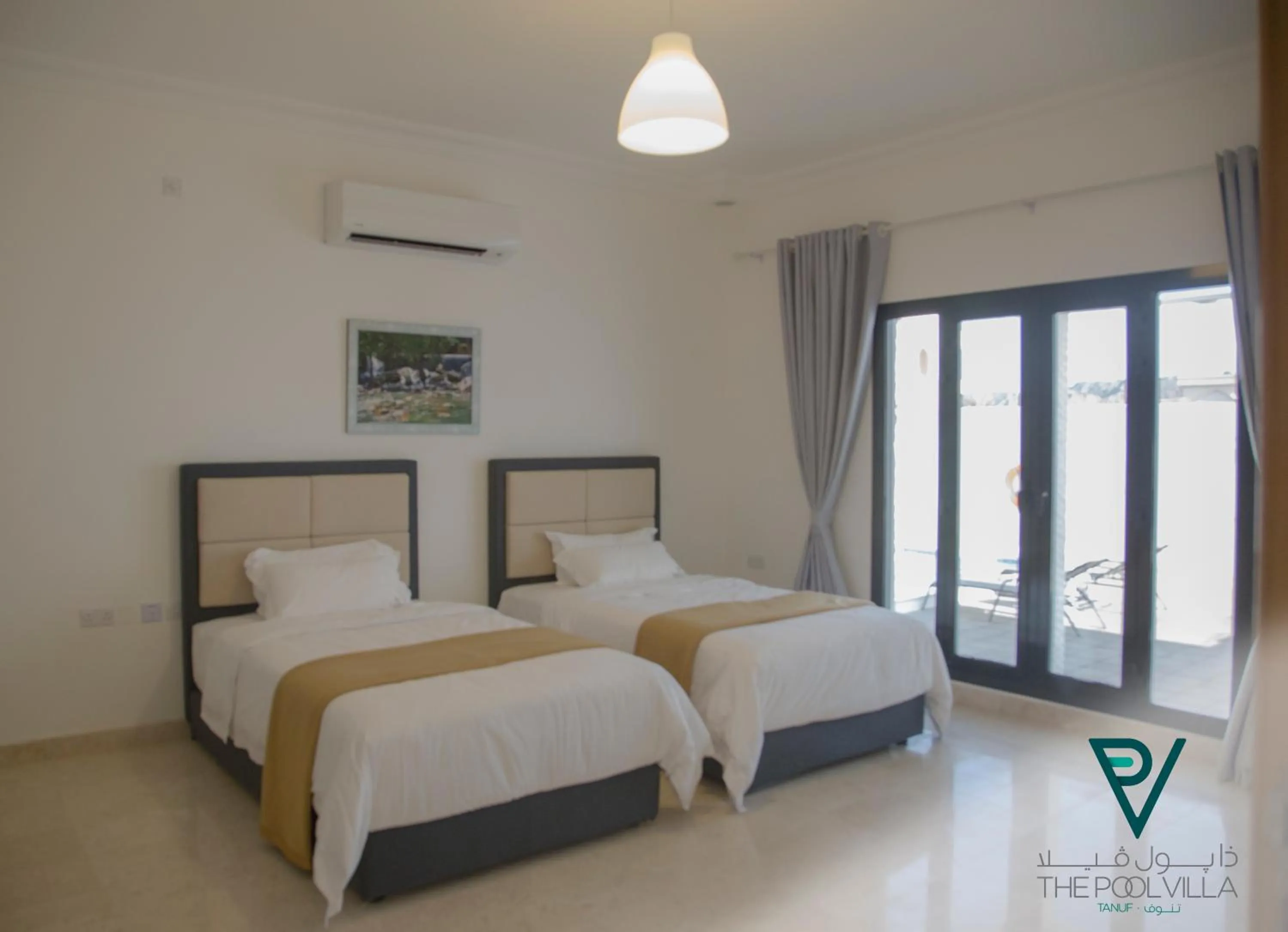 Bed in THE POOL VILLA - TANUF