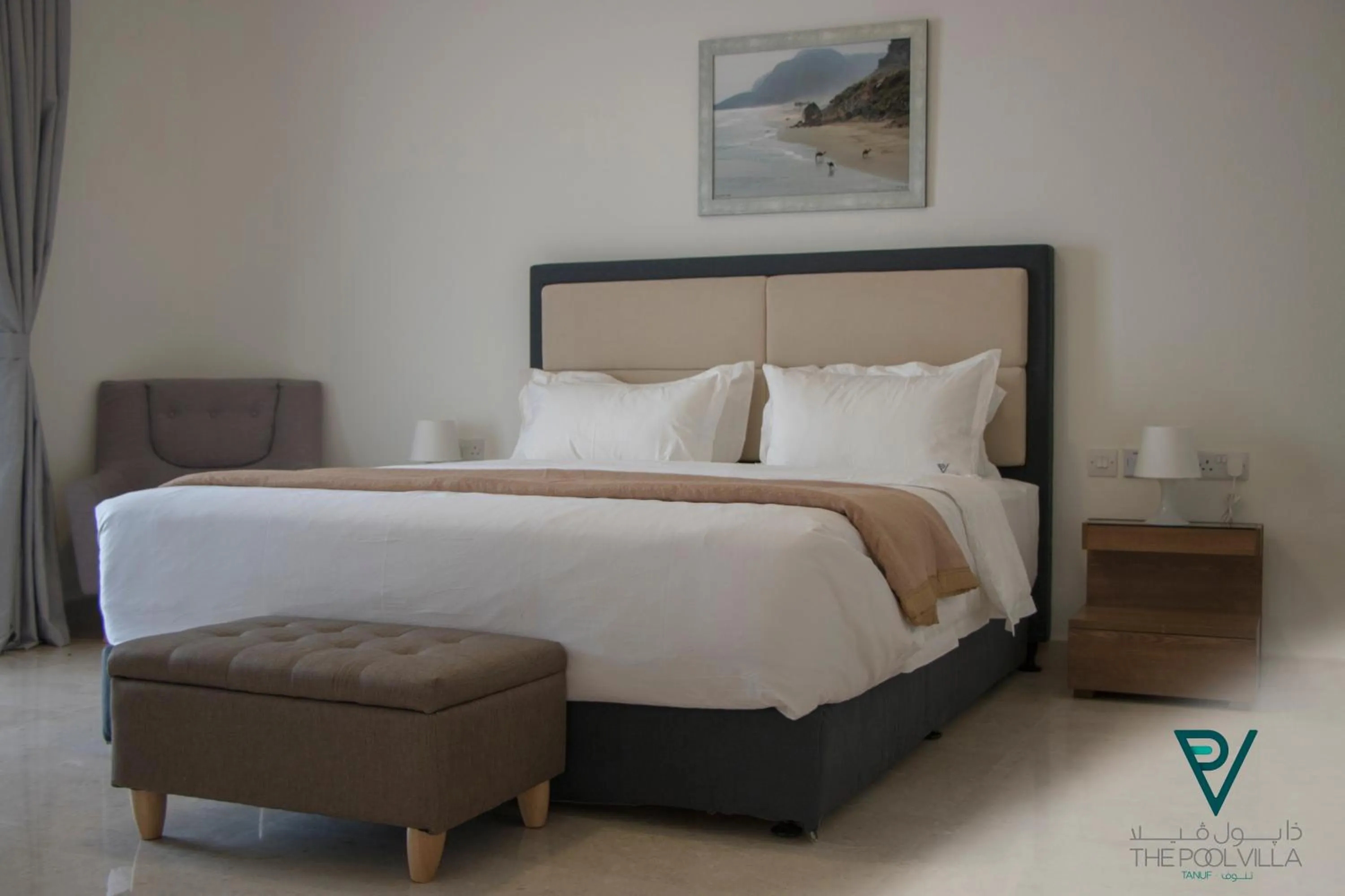 Bed in THE POOL VILLA - TANUF