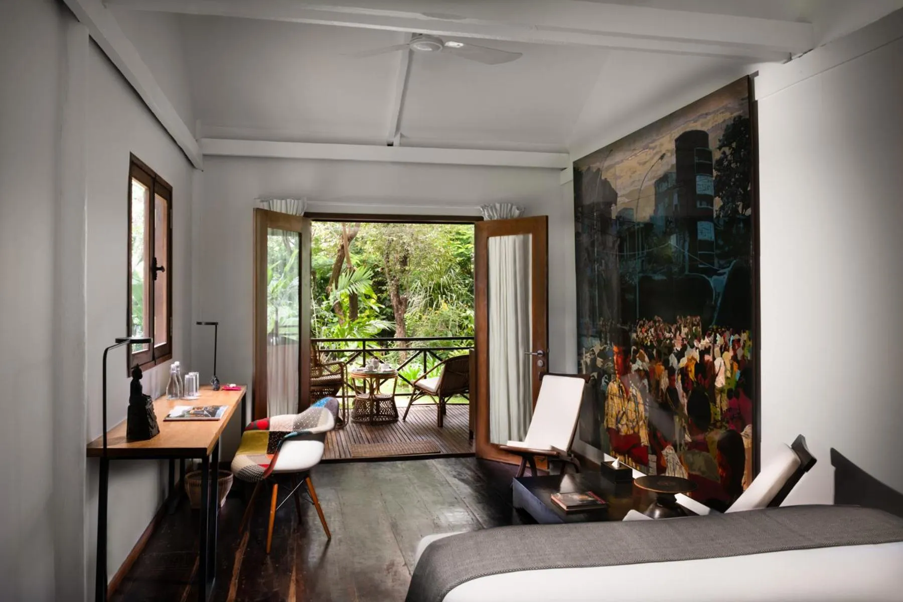 Living room, Bed in Maison Polanka