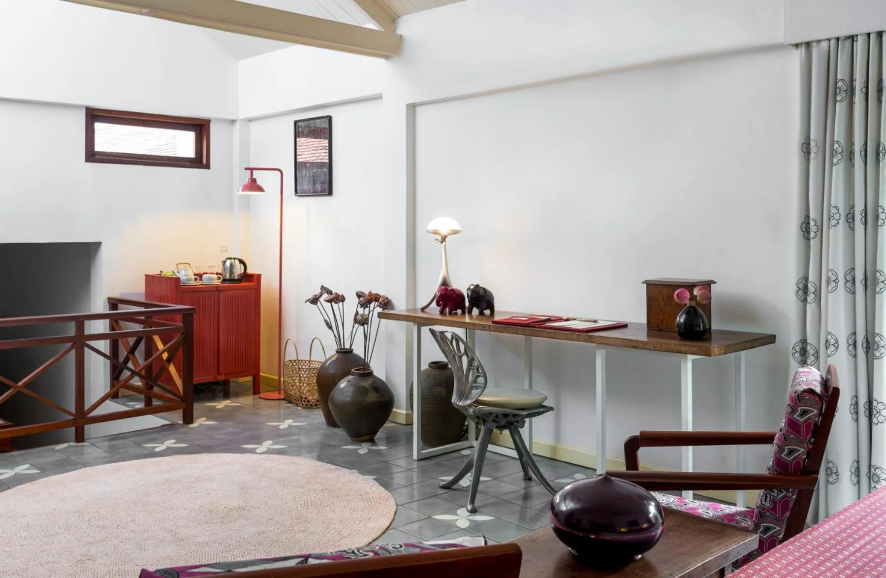 Seating area in Maison Polanka