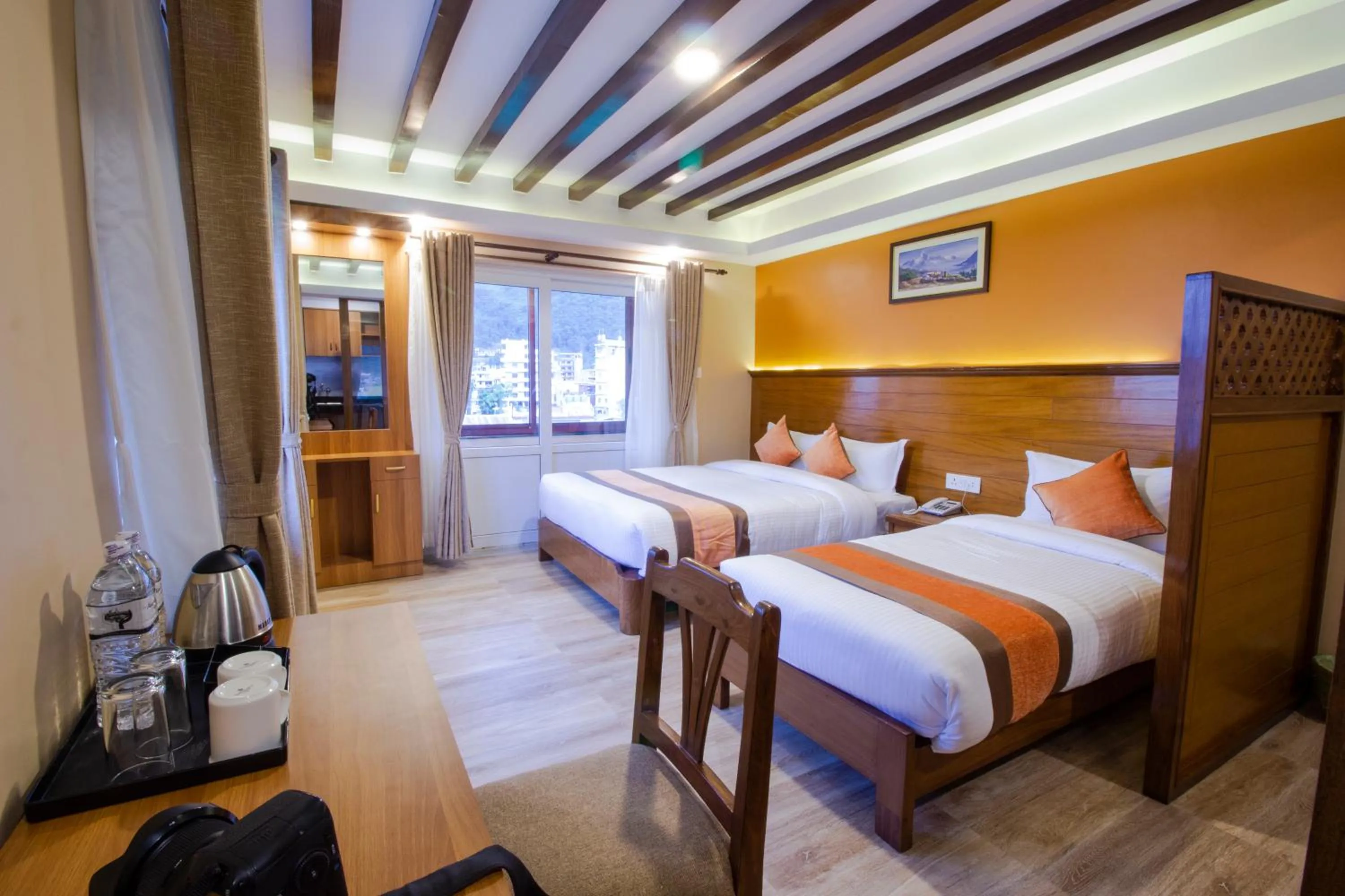 Bed in Hotel Lake Star