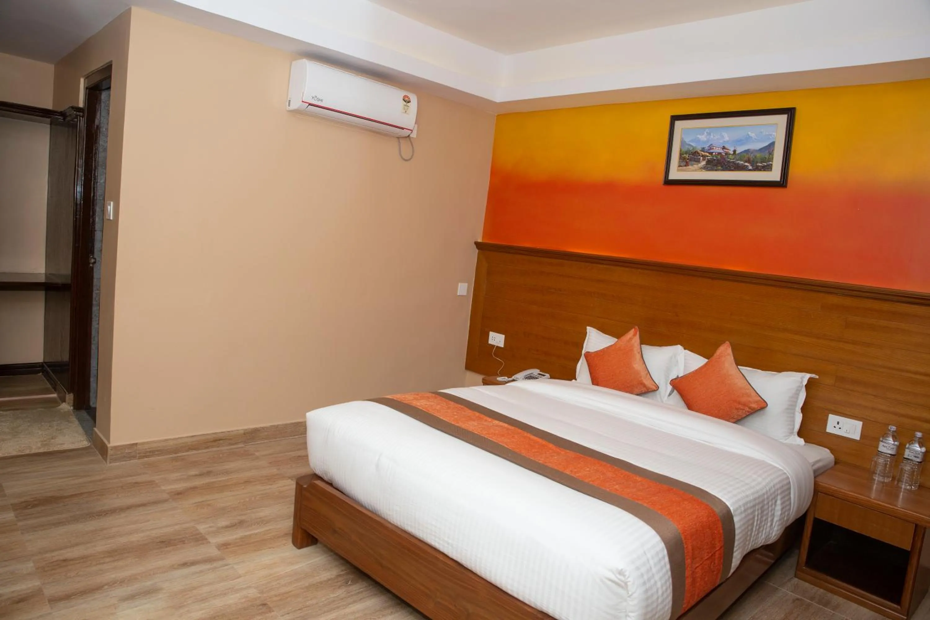 Bed in Hotel Lake Star