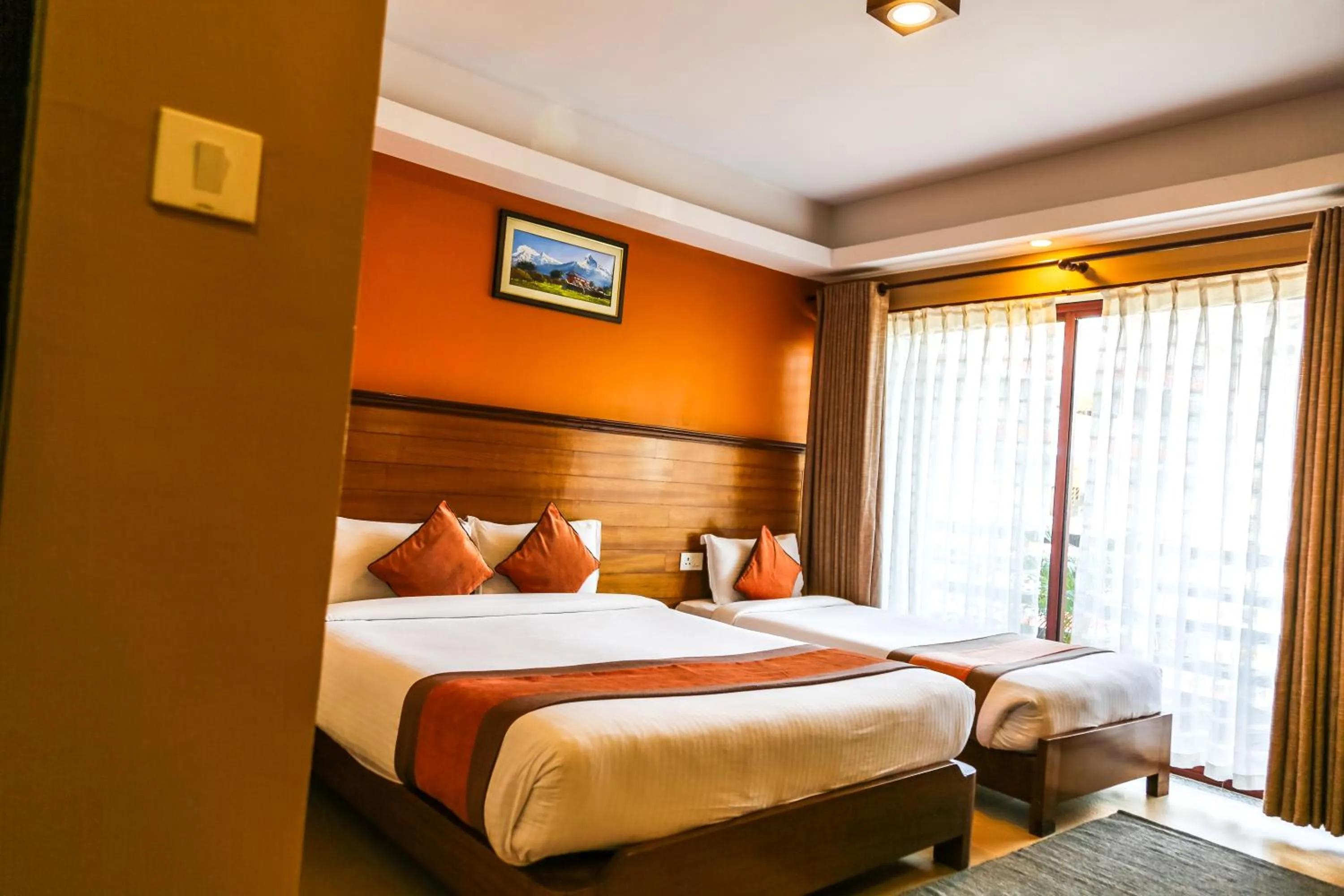 Bed in Hotel Lake Star