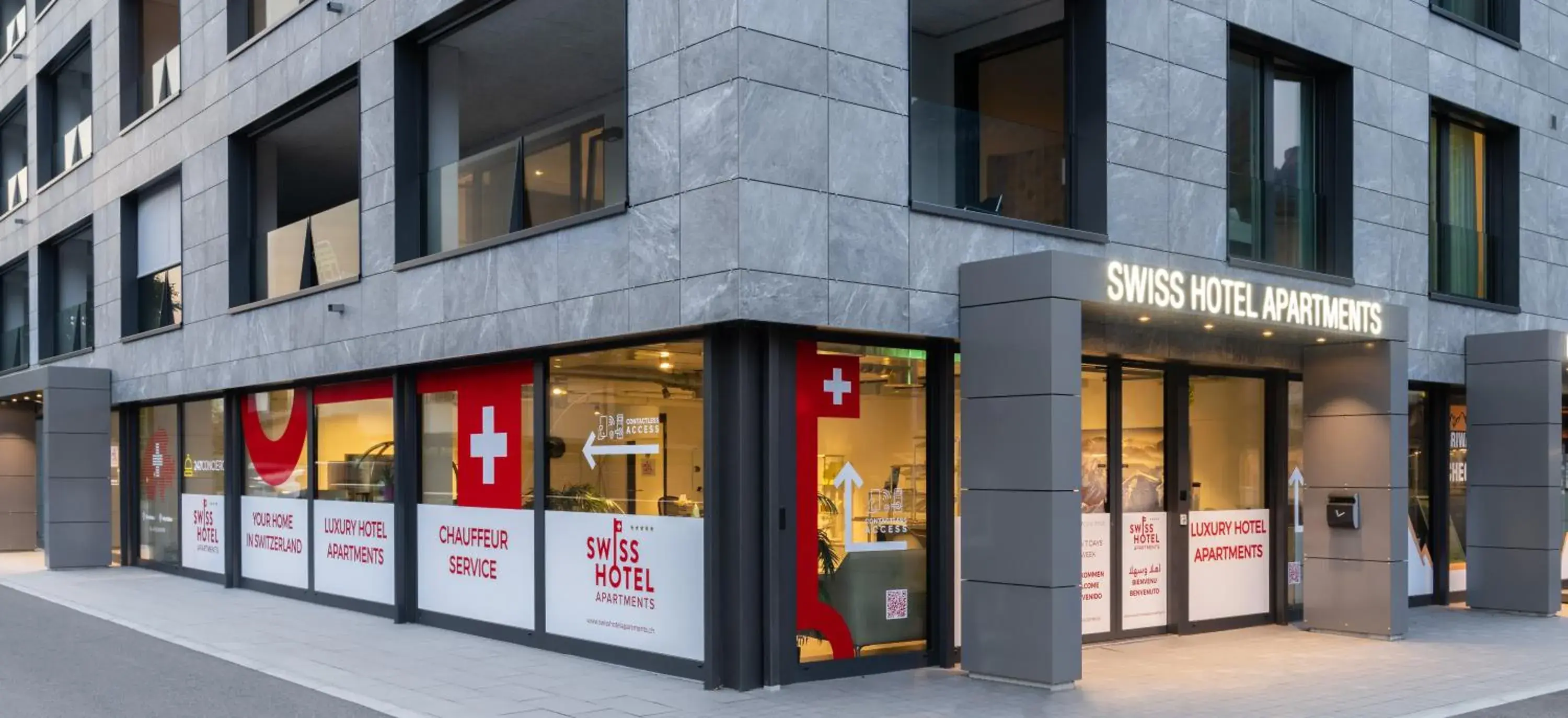 Property building in Swiss Hotel Apartments - Interlaken Property building in Swiss Hotel Apartments - Interlaken