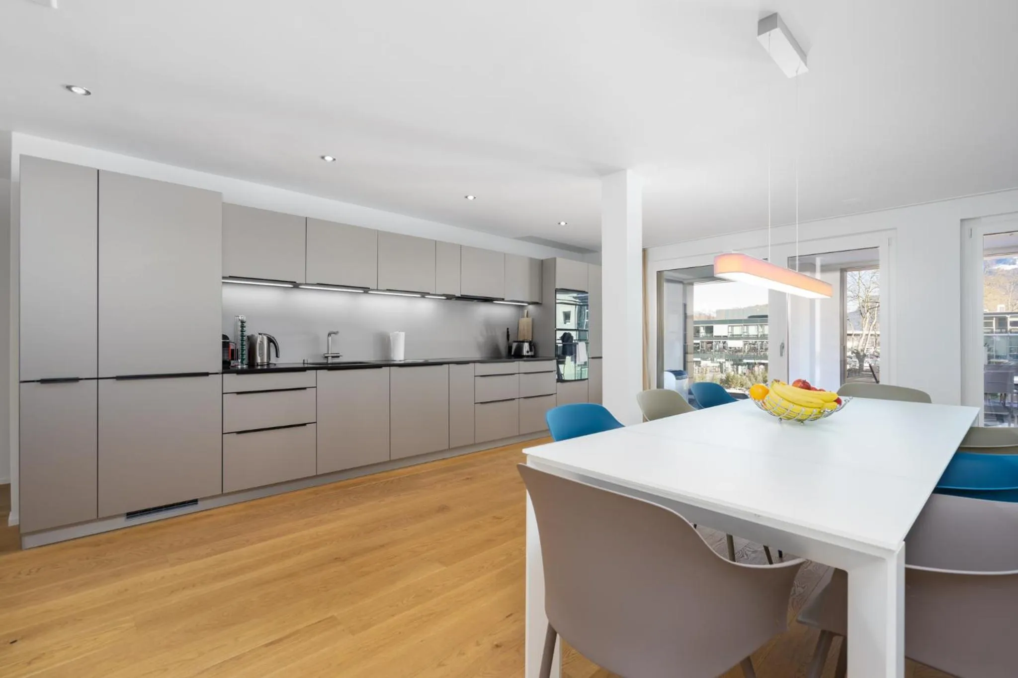 Kitchen or kitchenette in Swiss Hotel Apartments - Interlaken