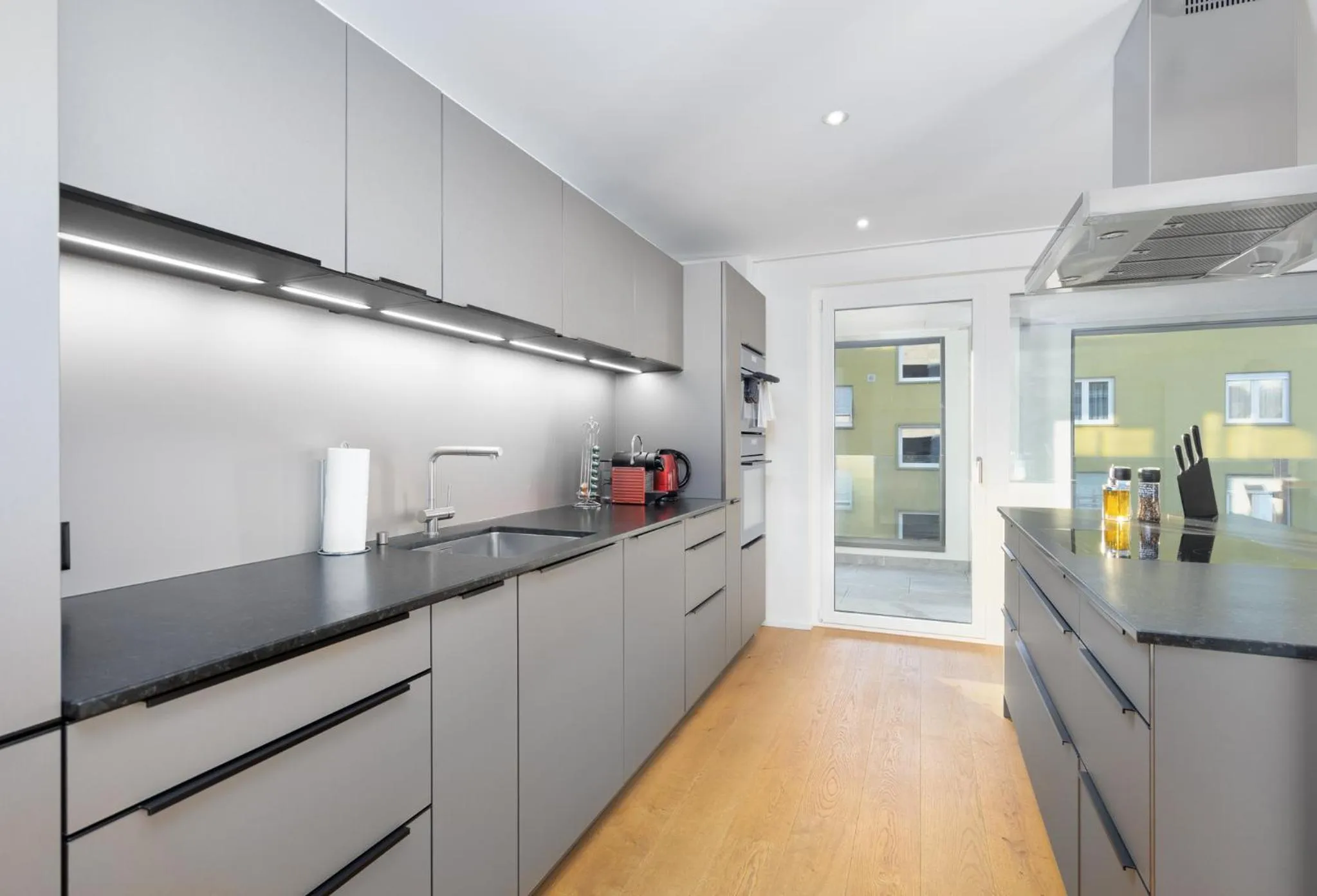 Kitchen or kitchenette in Swiss Hotel Apartments - Interlaken