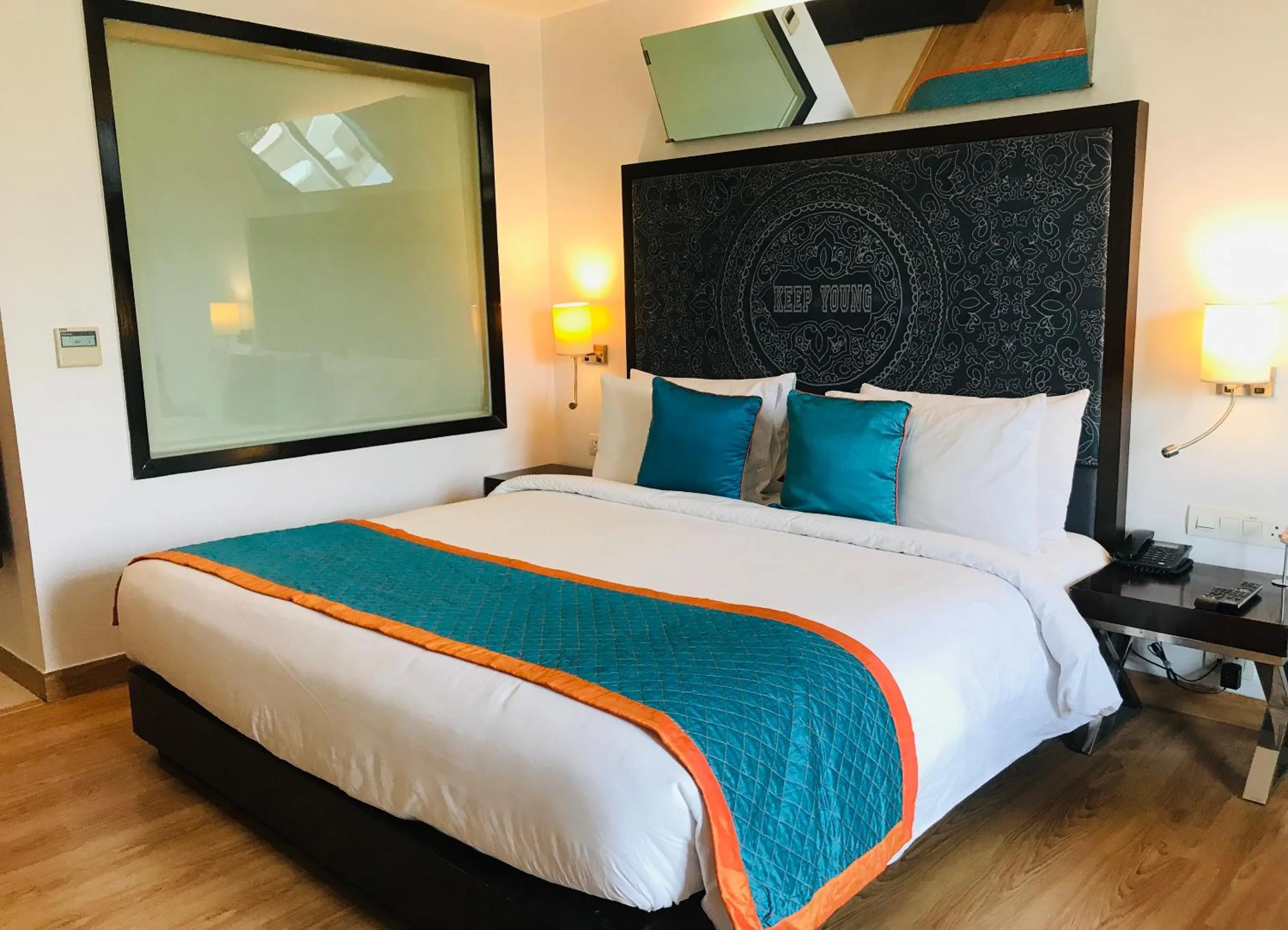 Bed in Golden Tulip City Centre Gurgaon