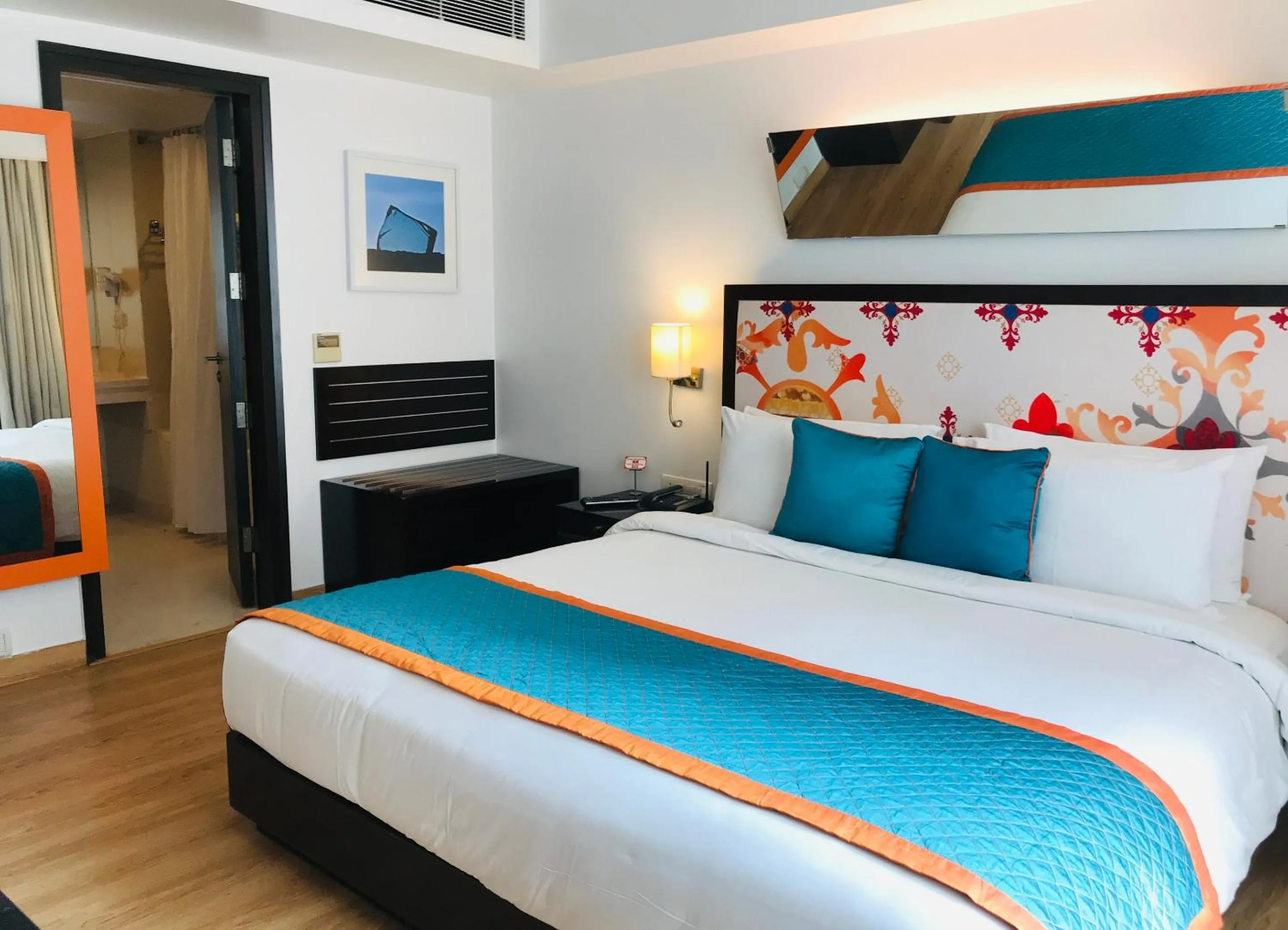 Bed in Golden Tulip City Centre Gurgaon