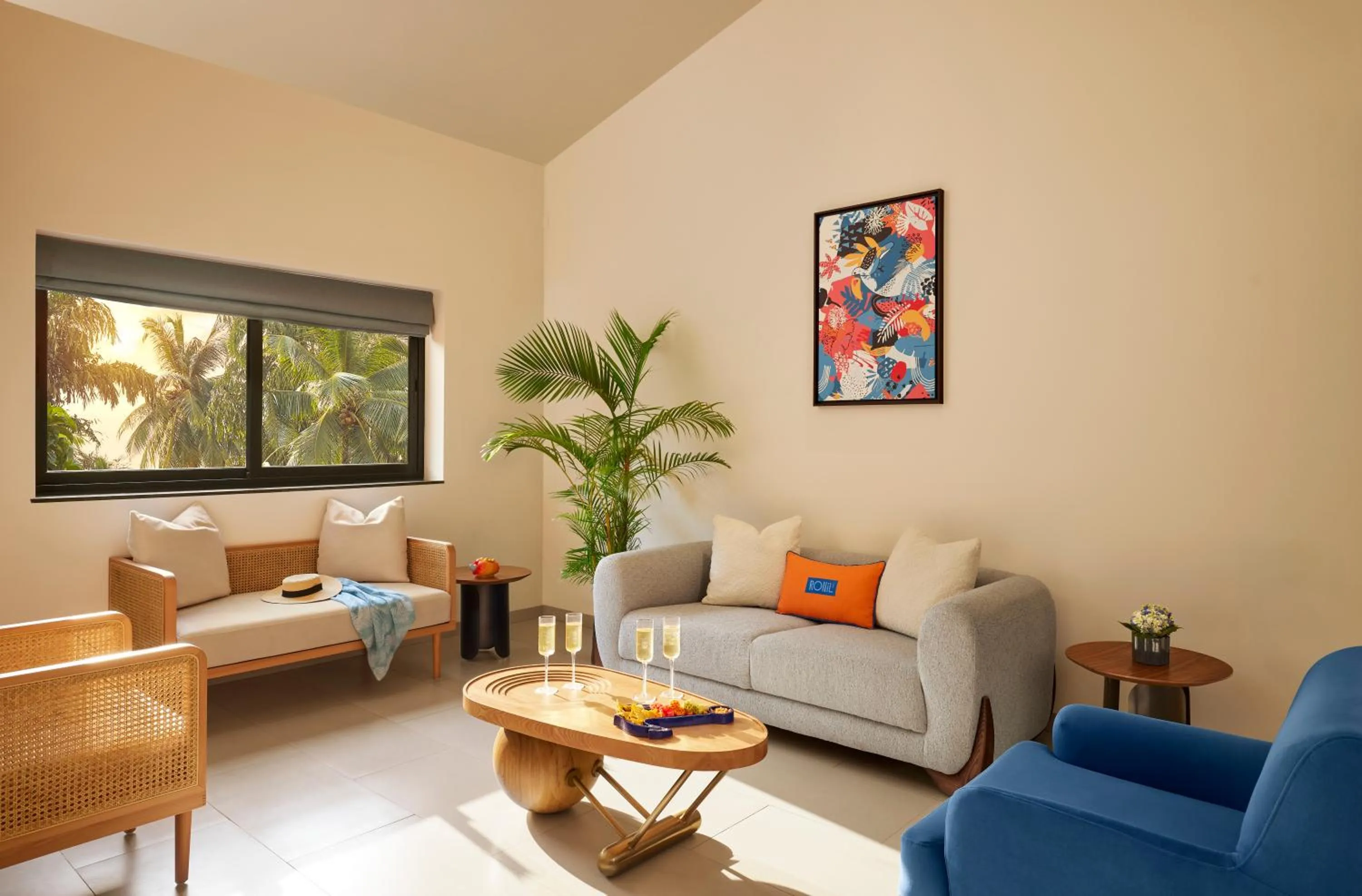 Living room in Hyatt Ronil Goa - a JdV by Hyatt Hotel