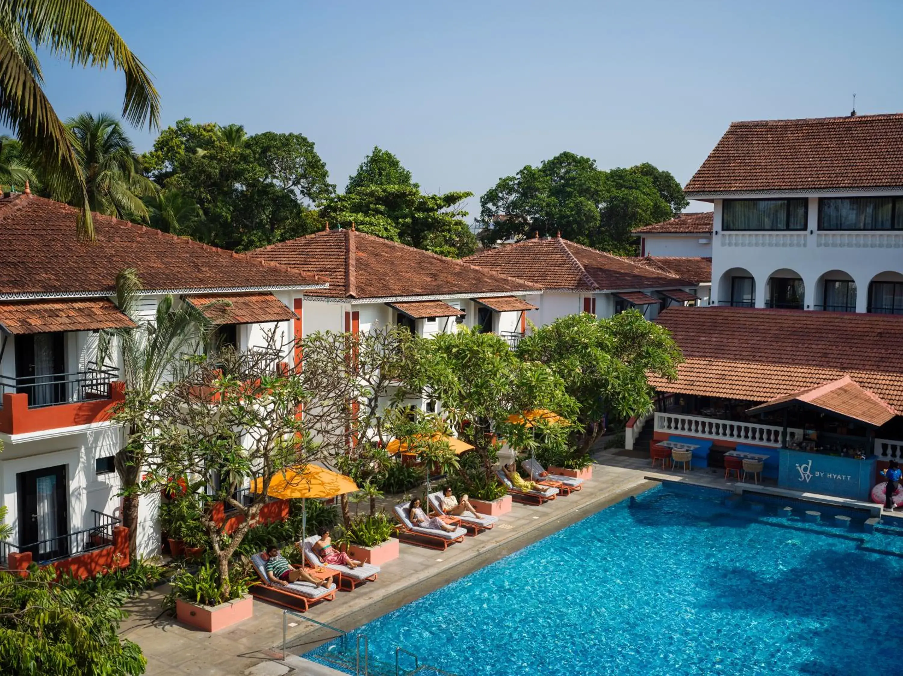 King Room with Balcony and Pool View - Complimentary Mini Bar Access in Hyatt Ronil Goa - a JdV by Hyatt Hotel King Room with Balcony and Pool View - Complimentary Mini Bar Access in Hyatt Ronil Goa - a JdV by Hyatt Hotel