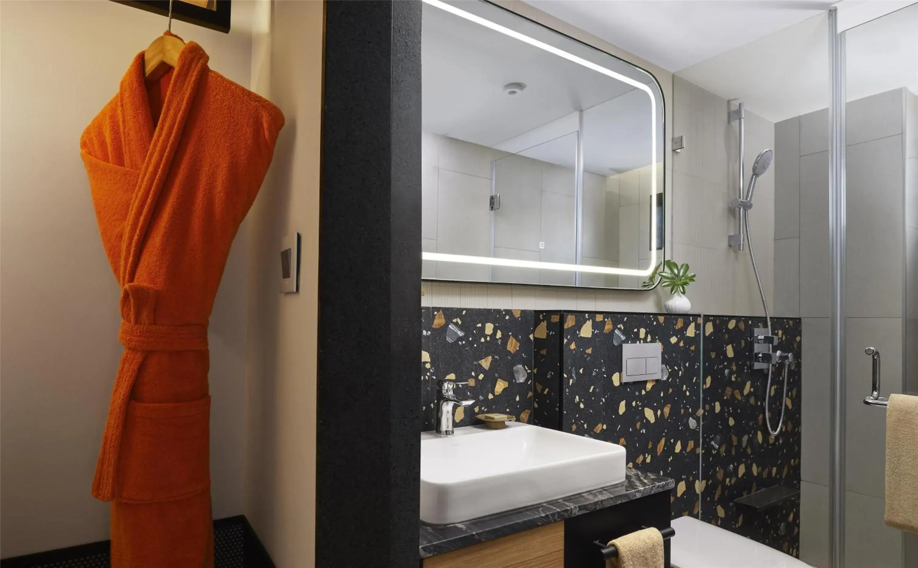 Bathroom in Hyatt Ronil Goa - a JdV by Hyatt Hotel Bathroom in Hyatt Ronil Goa - a JdV by Hyatt Hotel