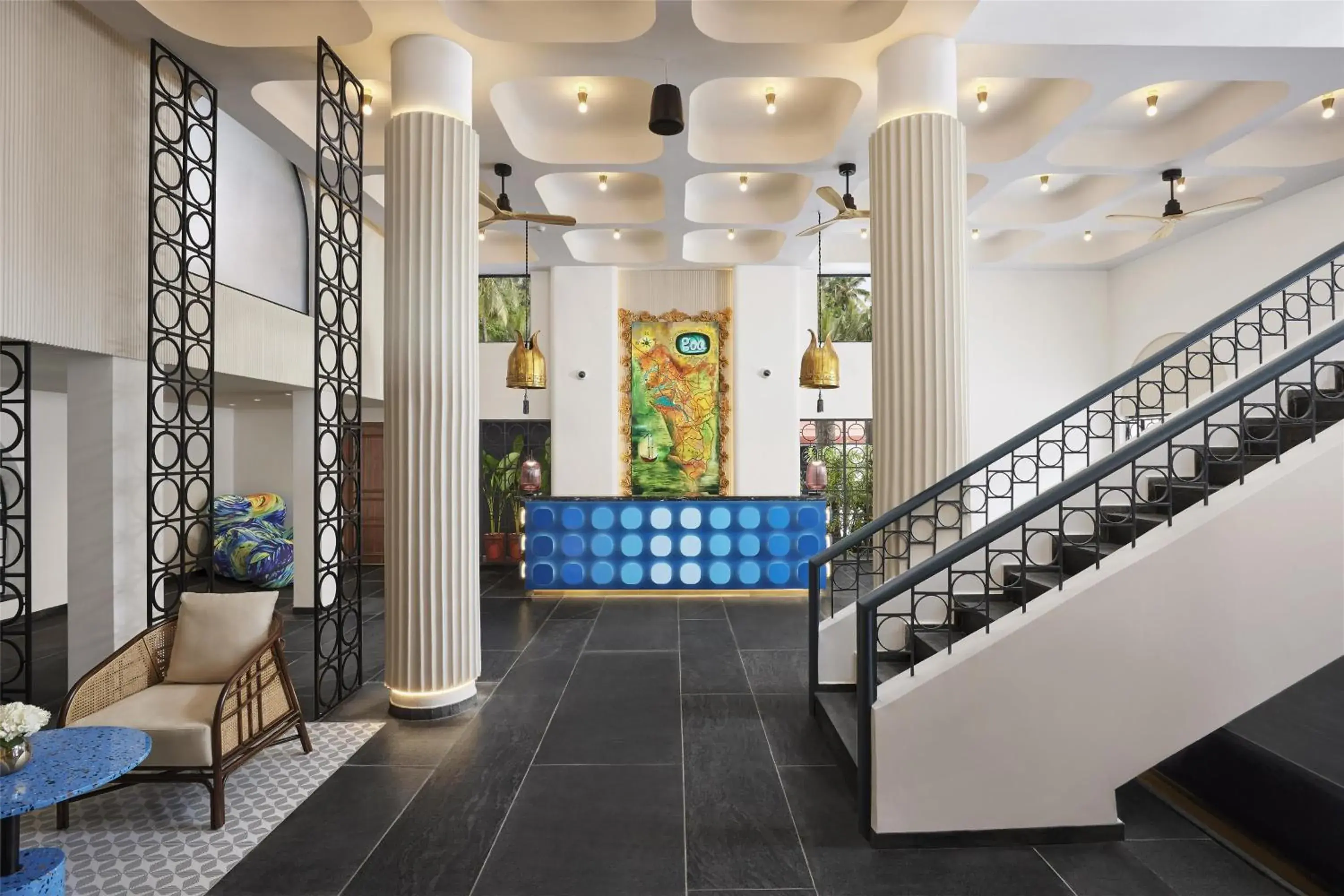 Lobby or reception in Hyatt Ronil Goa - a JdV by Hyatt Hotel Lobby or reception in Hyatt Ronil Goa - a JdV by Hyatt Hotel