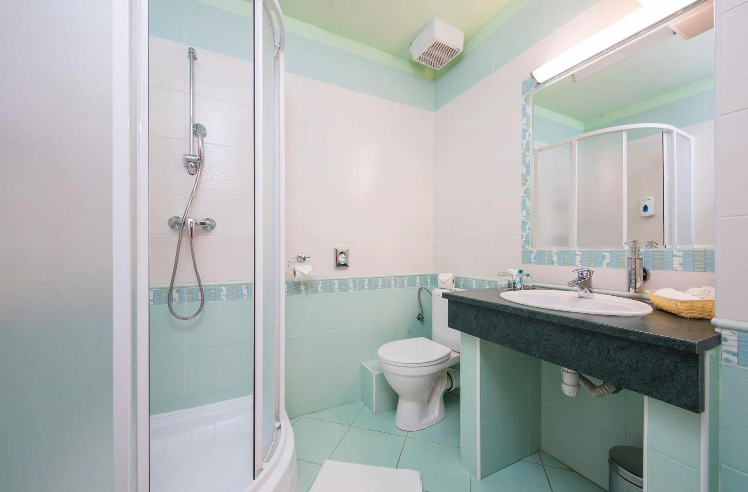 Shower in Hotel Polovnik