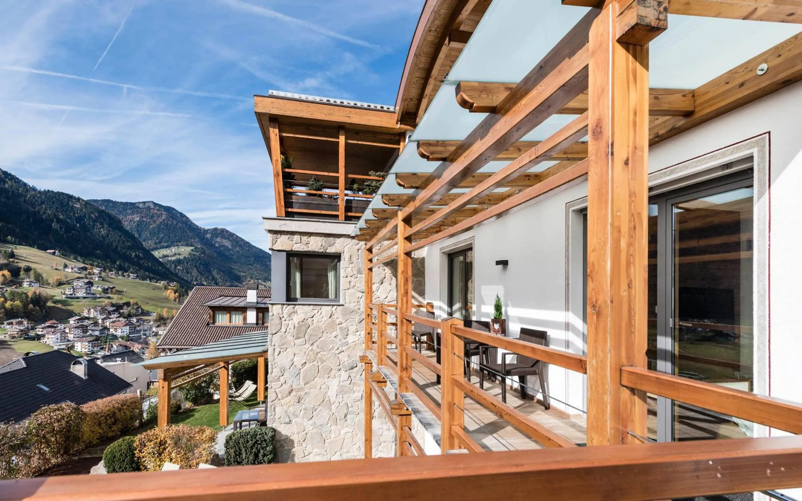 City view in Apartments Chalet Anna