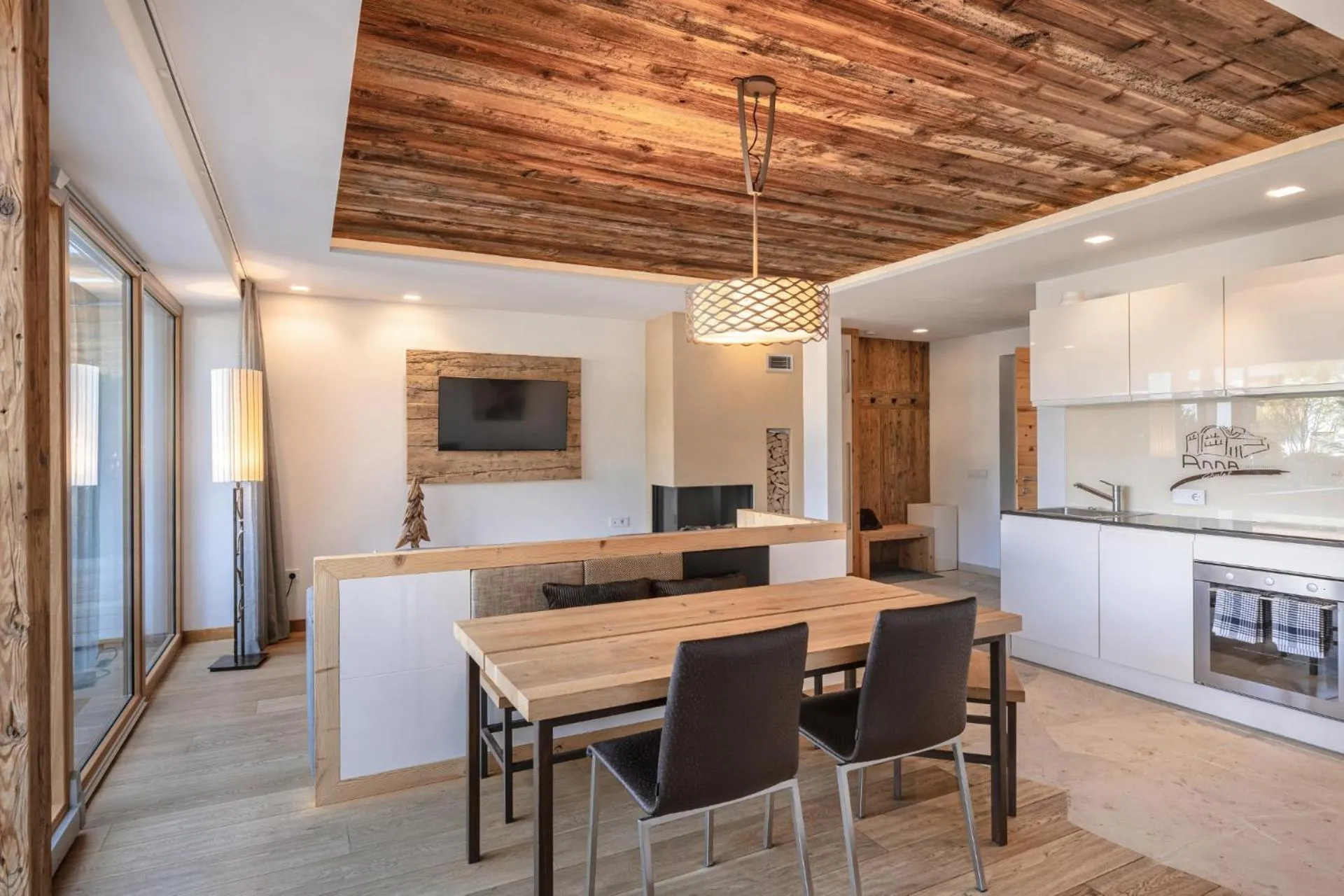 Living room in Apartments Chalet Anna