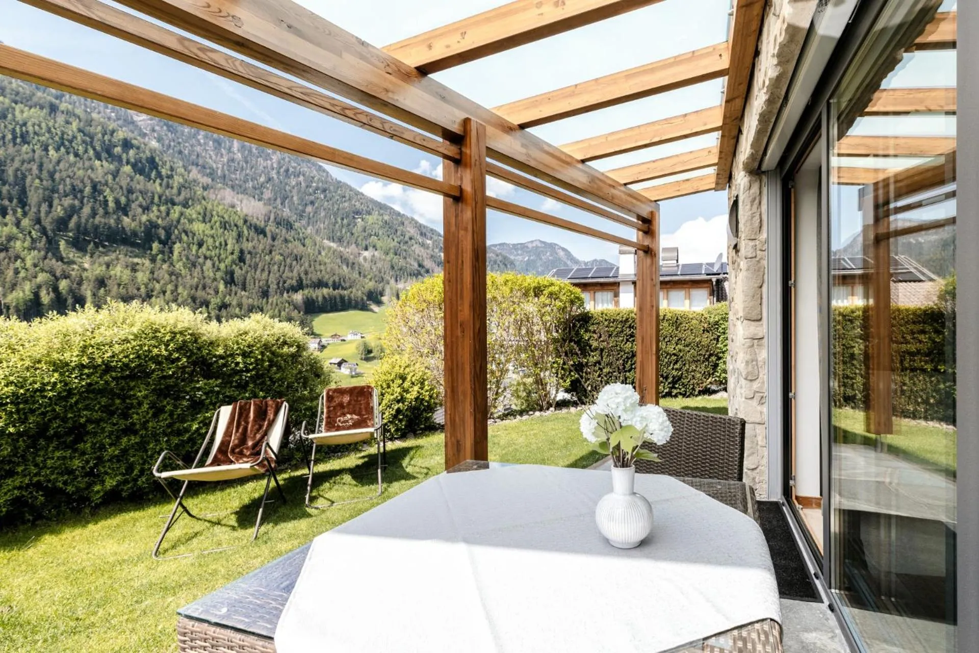 Balcony/Terrace in Apartments Chalet Anna