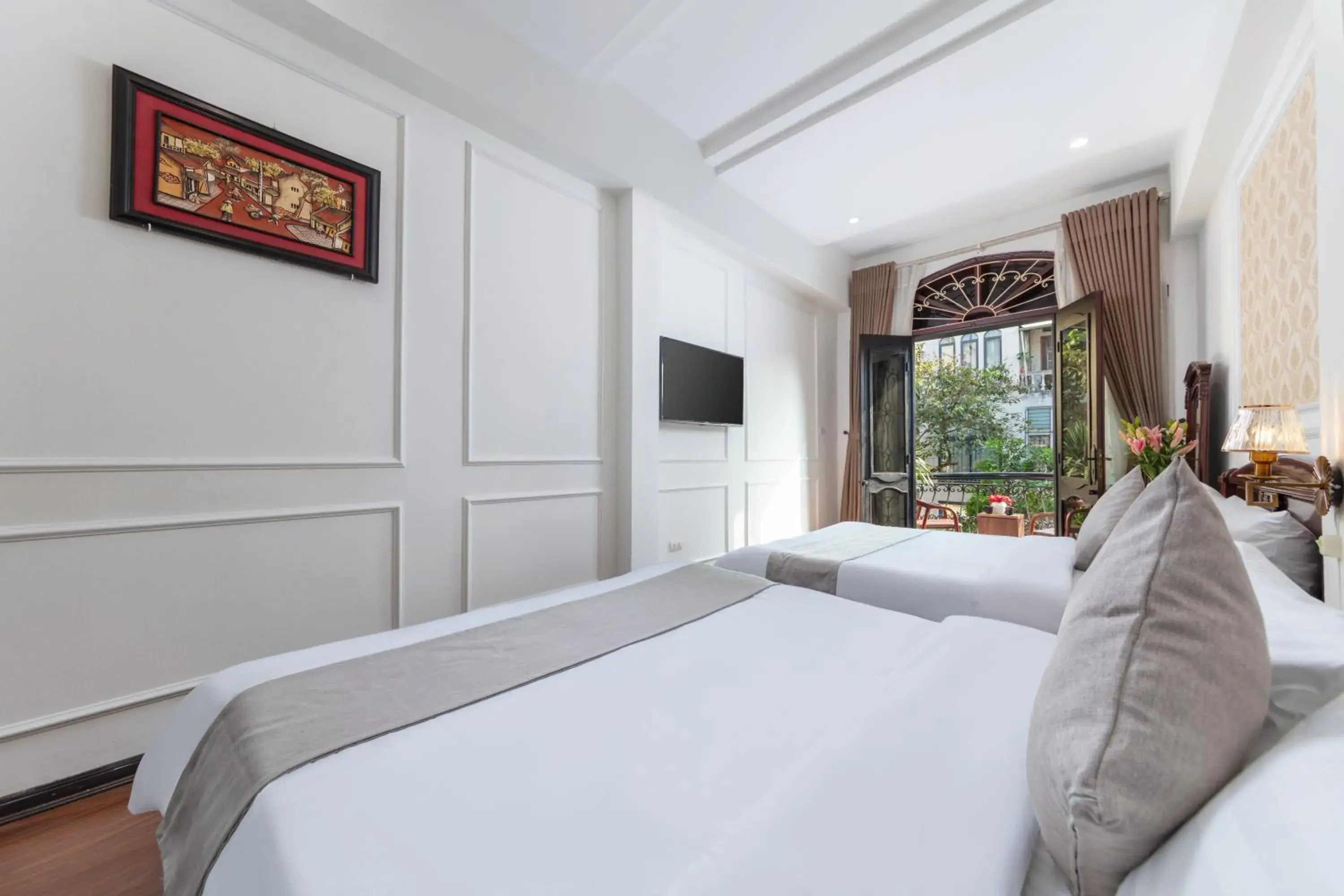 View (from property/room), Bed in La Madera Hotel & Spa View (from property/room), Bed in La Madera Hotel & Spa