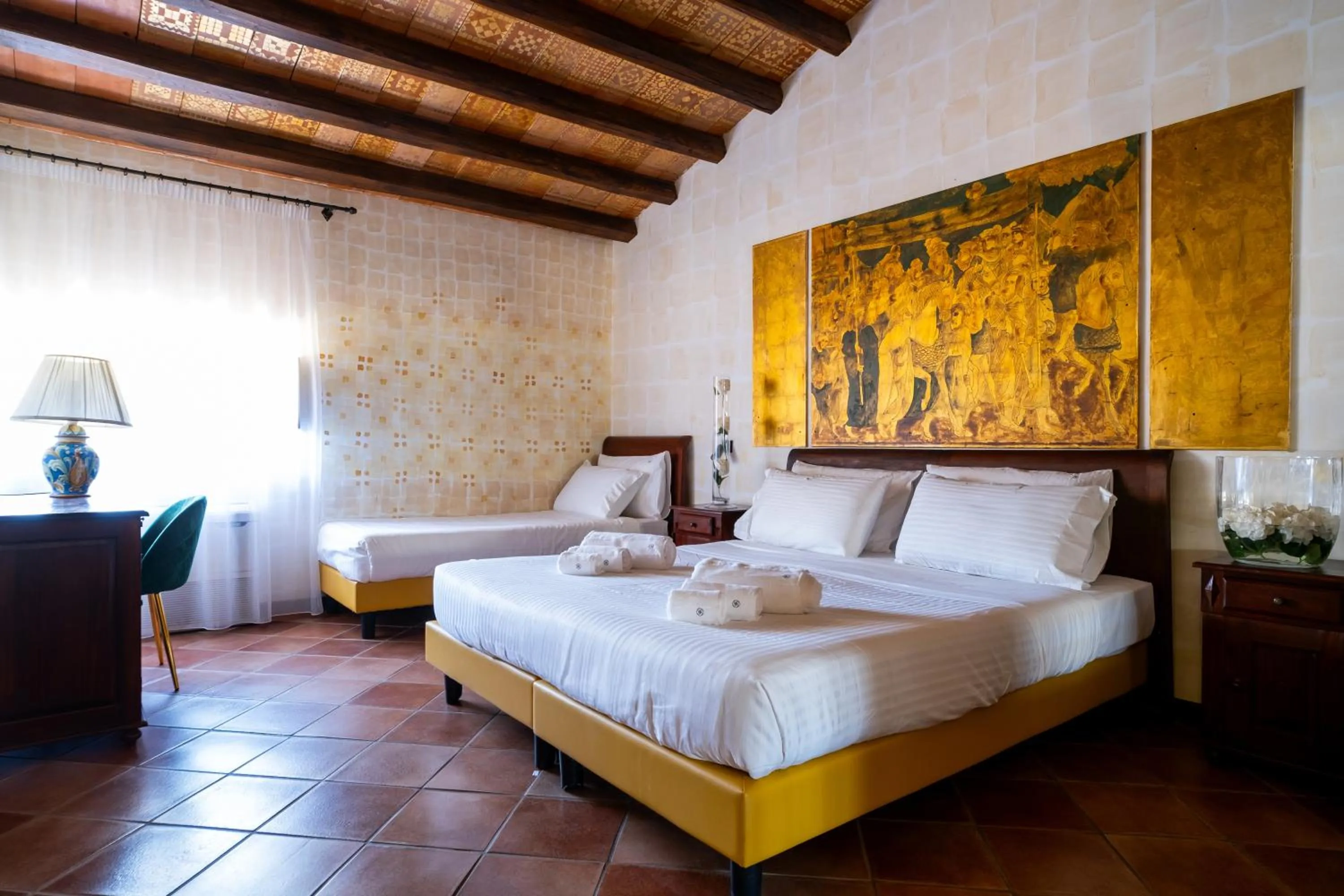 Bedroom, Bed in Grand Hotel La Batia