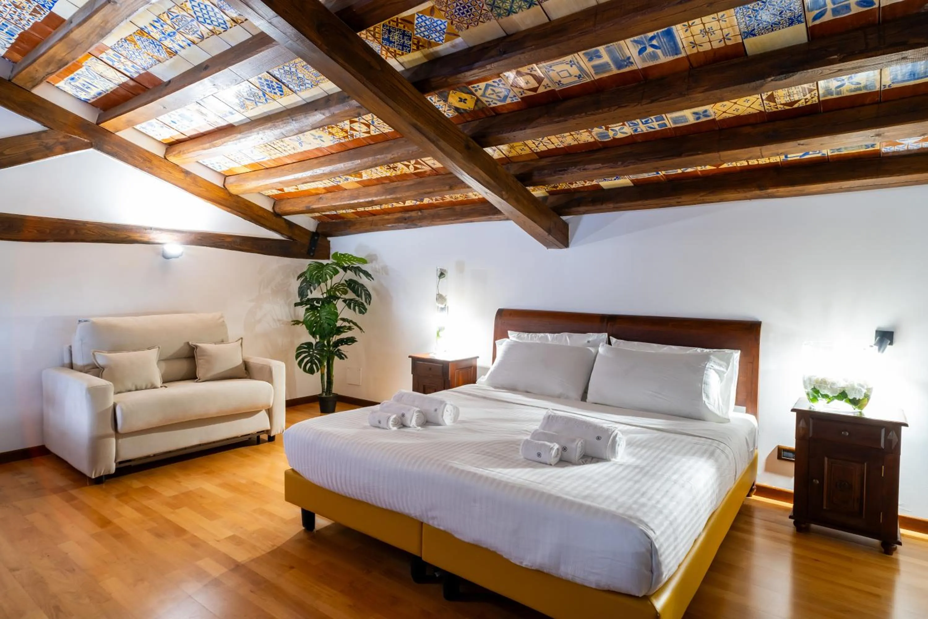 Bed in Grand Hotel La Batia