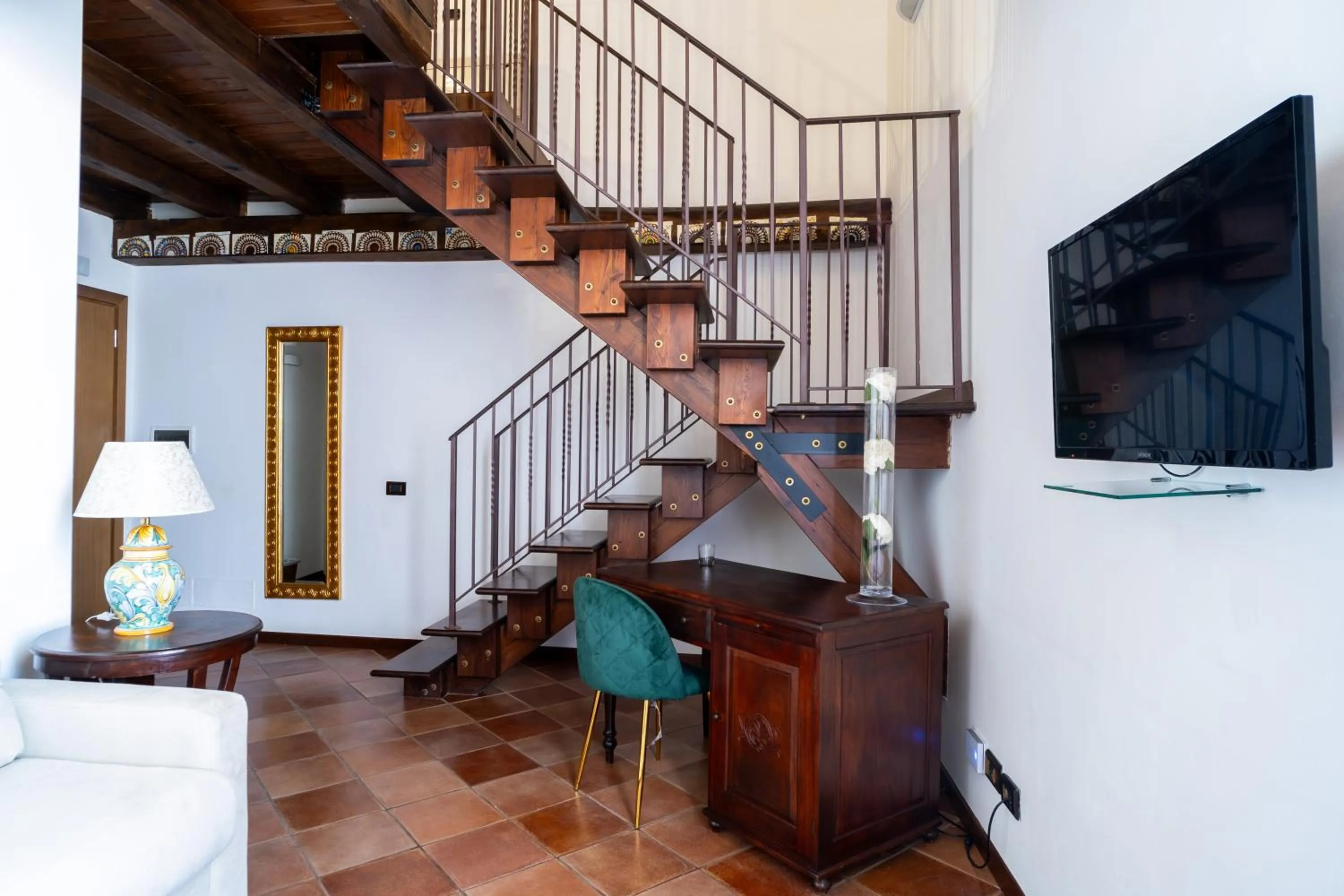 Living room in Grand Hotel La Batia
