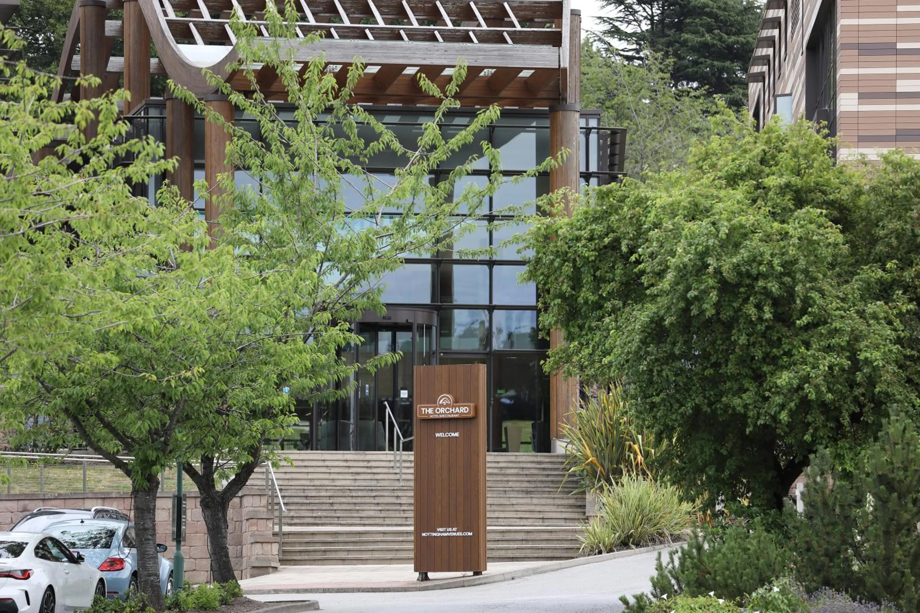 Property building in The Orchard Hotel & Restaurant