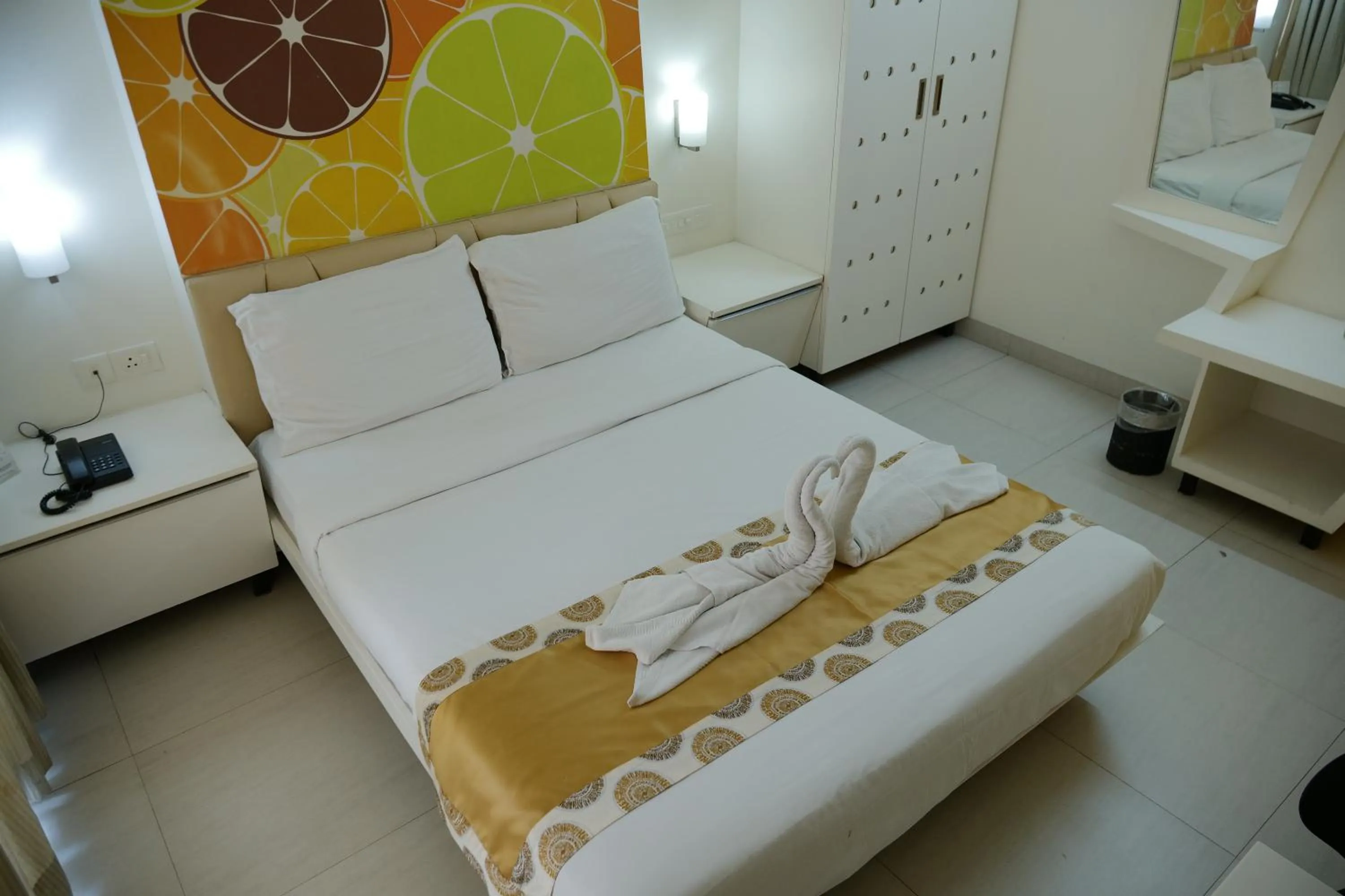 Bed in Millennium Continental