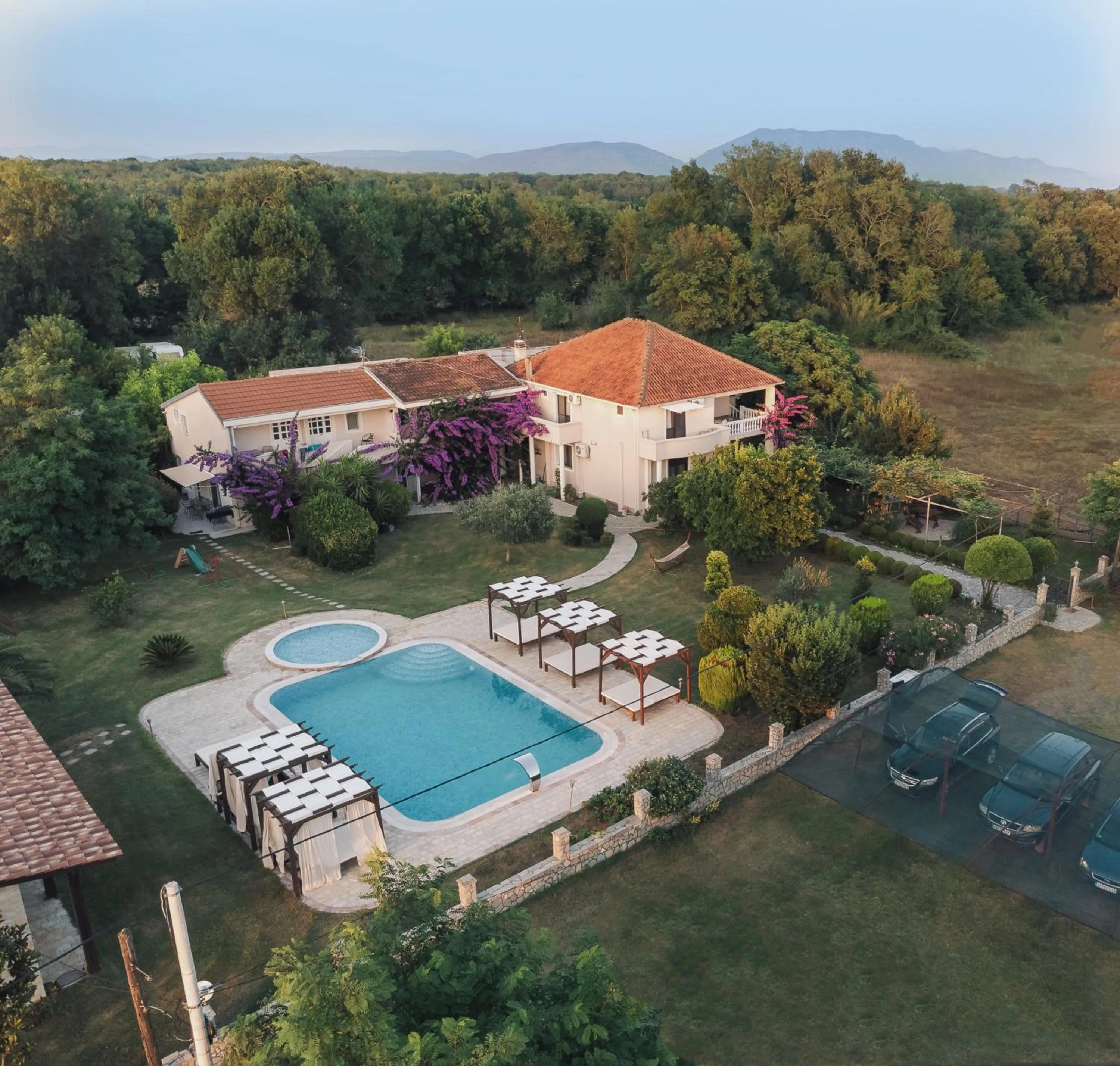 Property building in Apartments Ada Bojana
