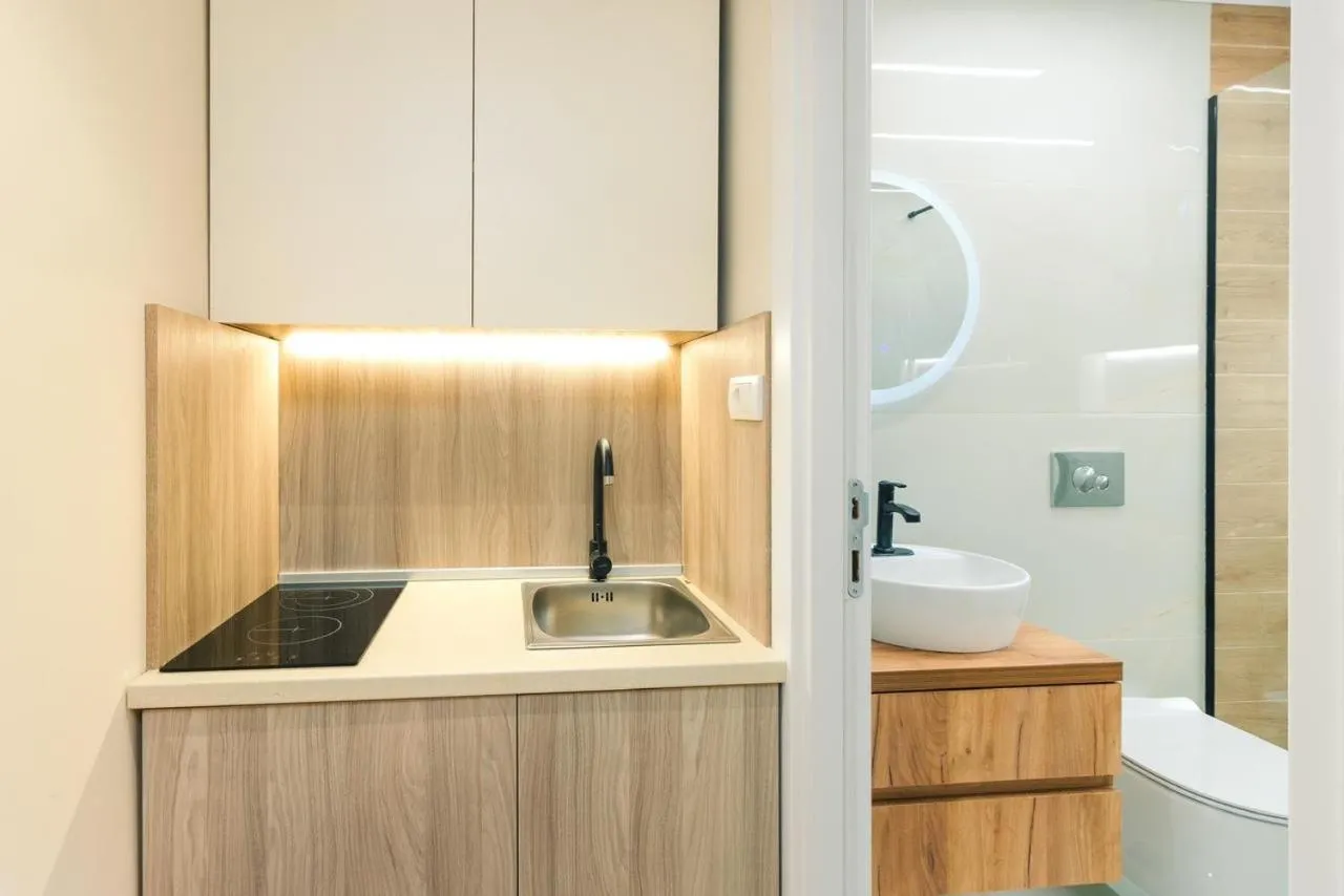 Bathroom in Apartments Ada Bojana