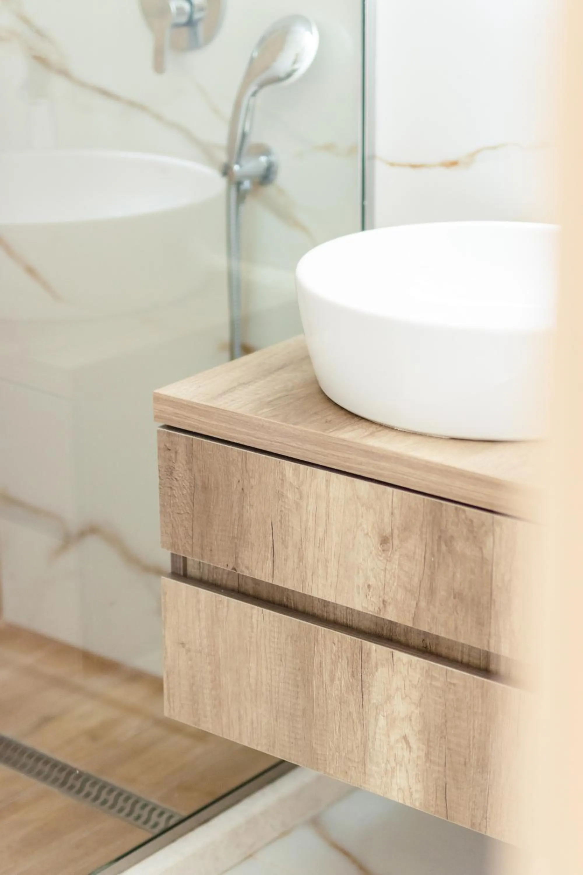 Bathroom in Apartments Ada Bojana