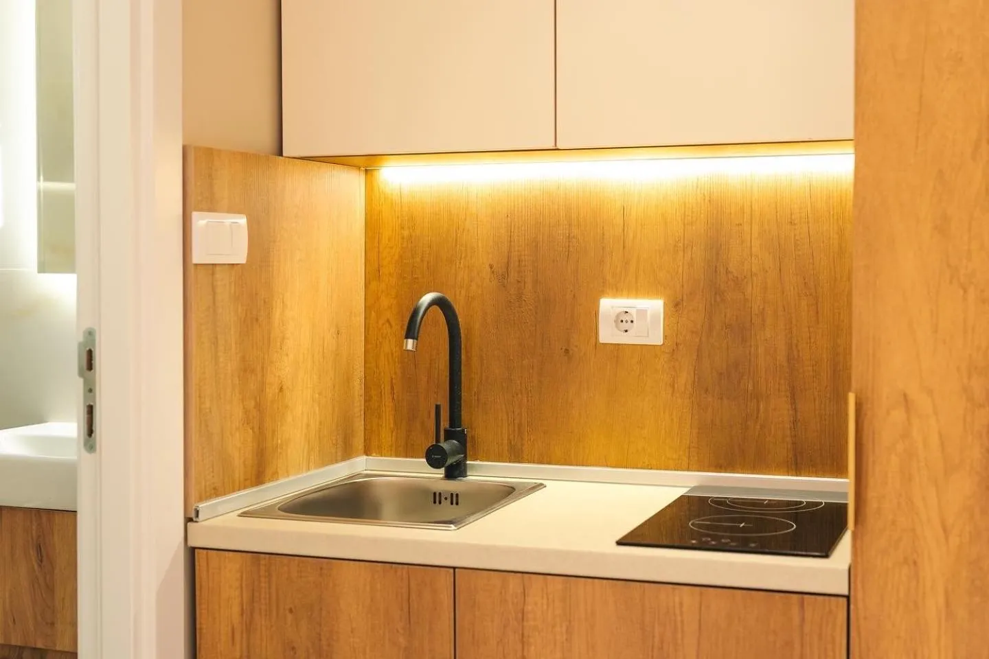 Kitchen or kitchenette in Apartments Ada Bojana