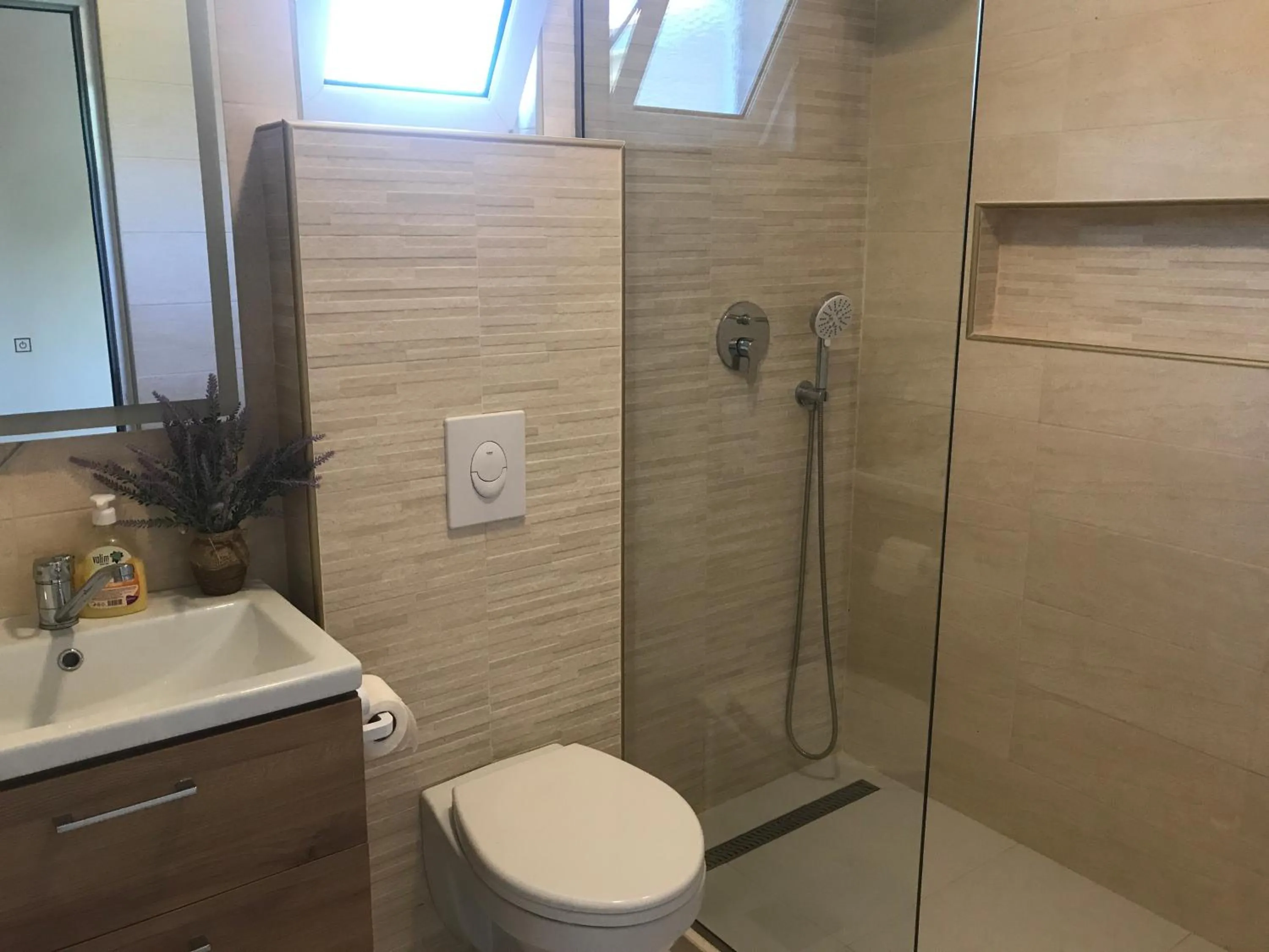 Shower in Apartments Ada Bojana
