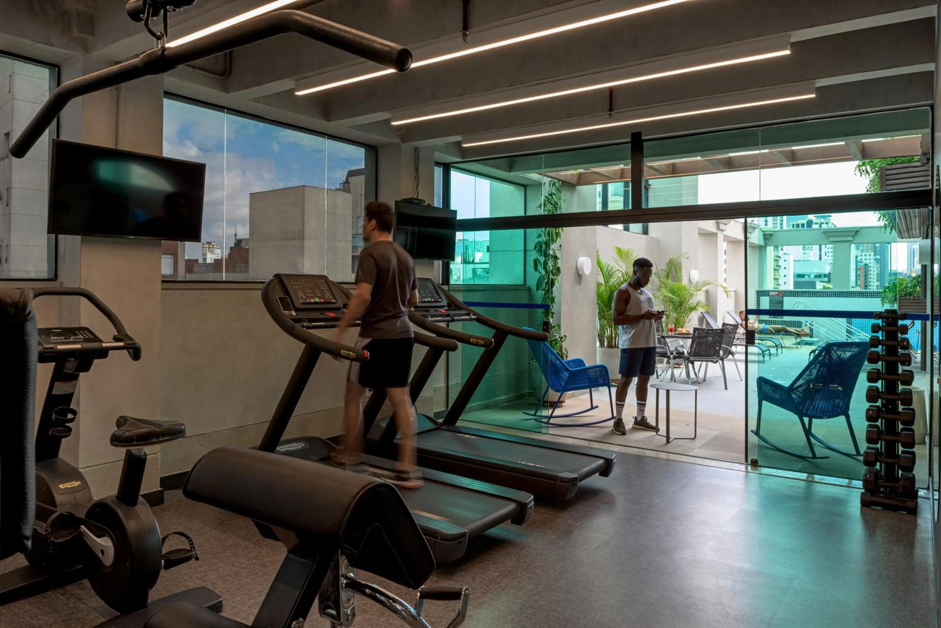 Fitness centre/facilities in Novotel SP Jardins