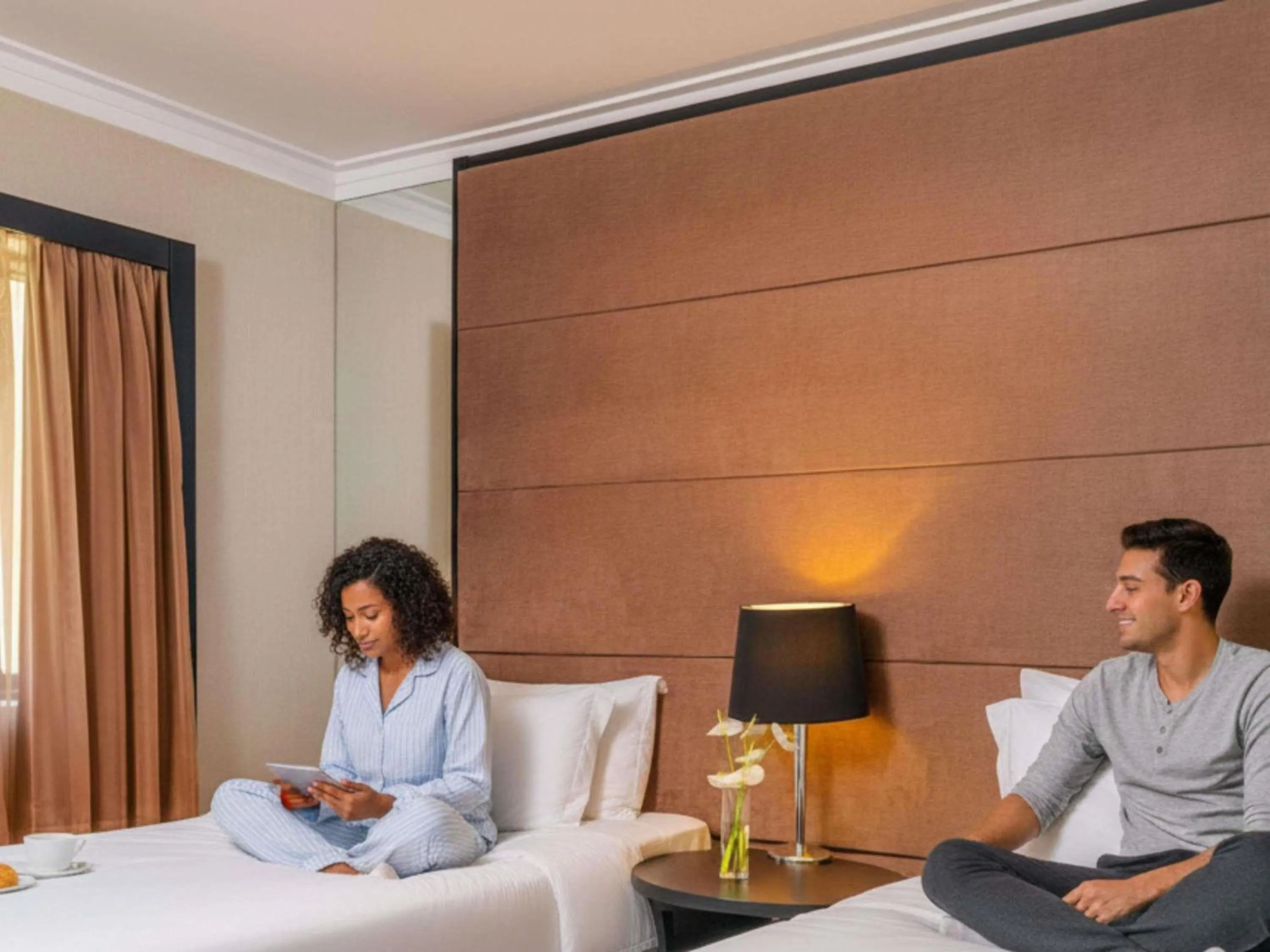 Bedroom, Bed in Novotel SP Jardins