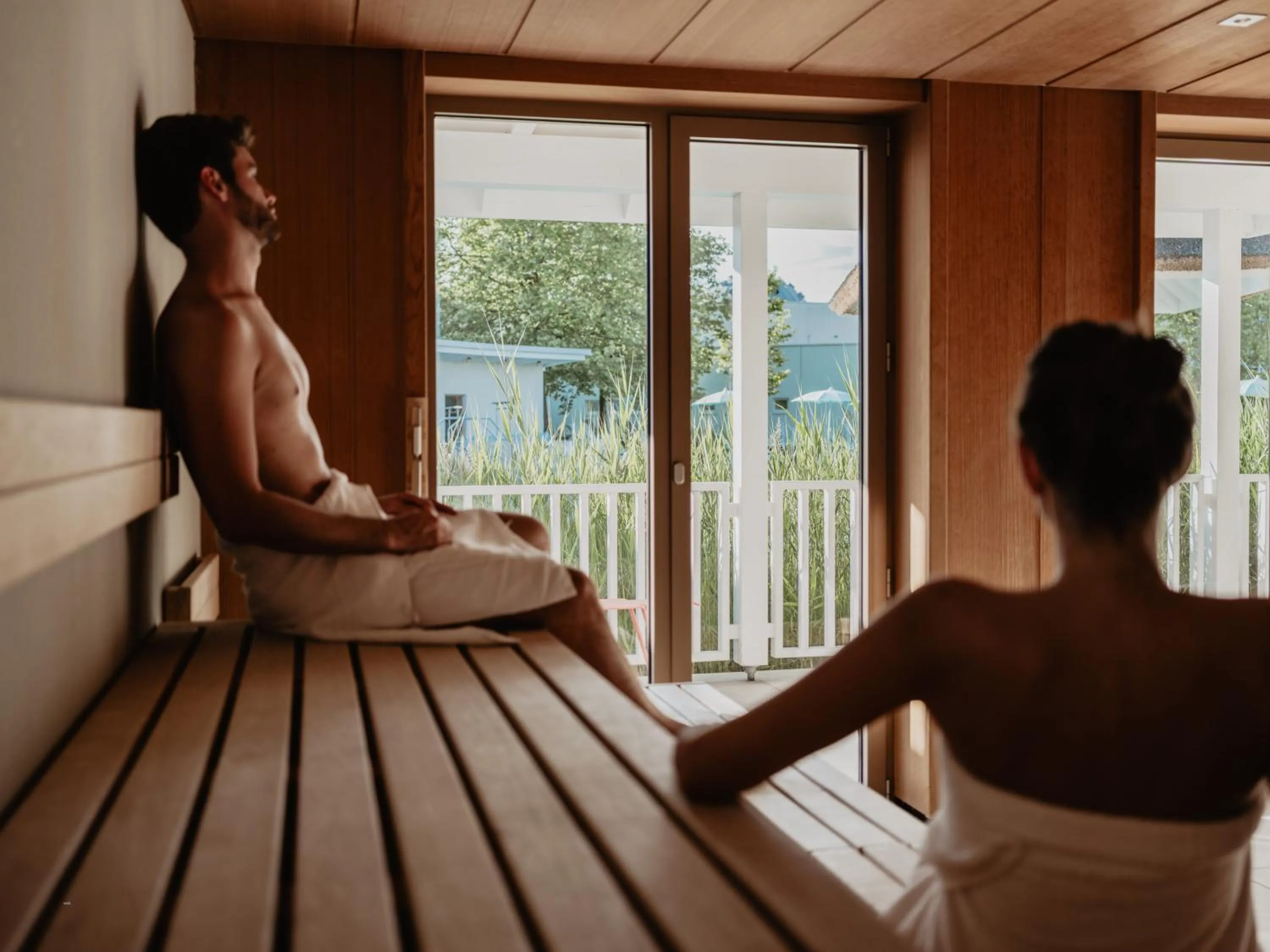 People in Spa Resort Geinberg