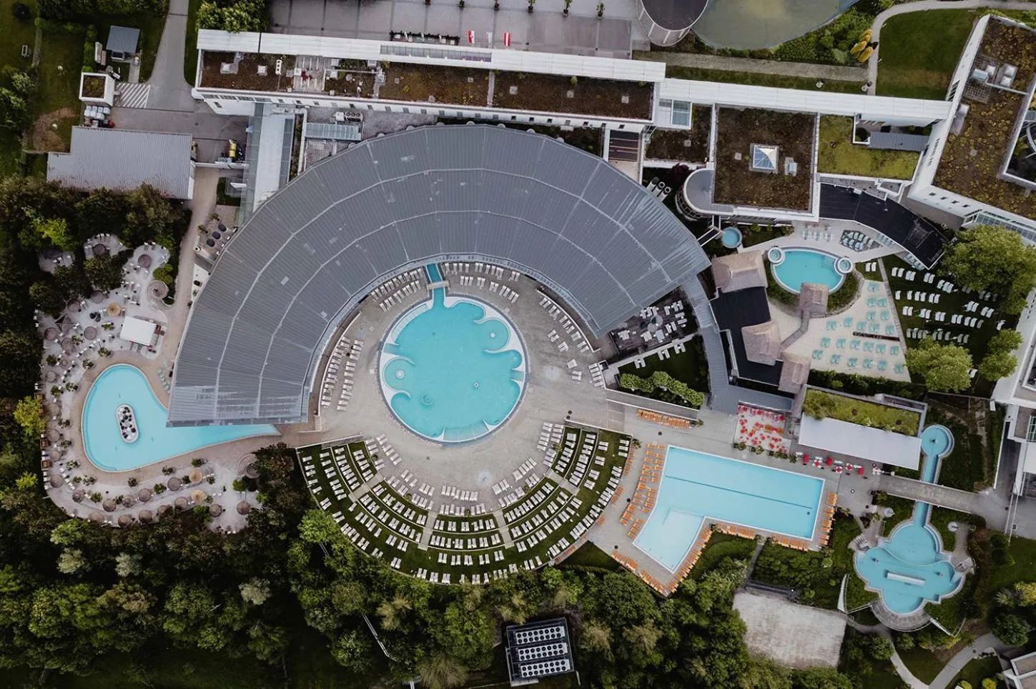 Bird's eye view in Spa Resort Geinberg