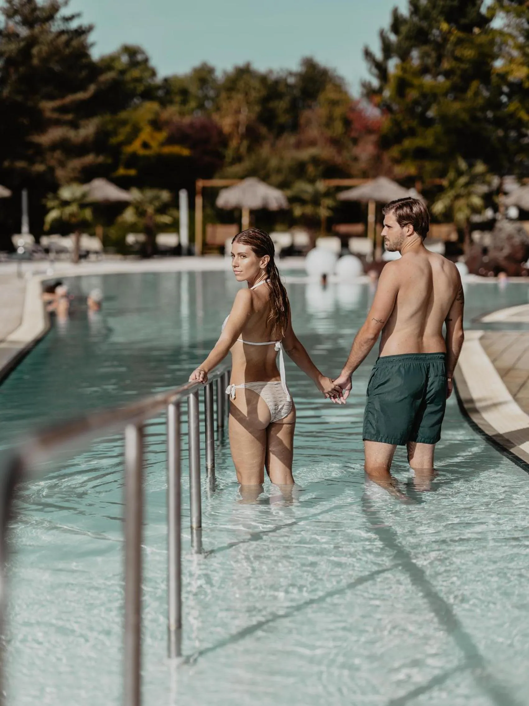 People in Spa Resort Geinberg