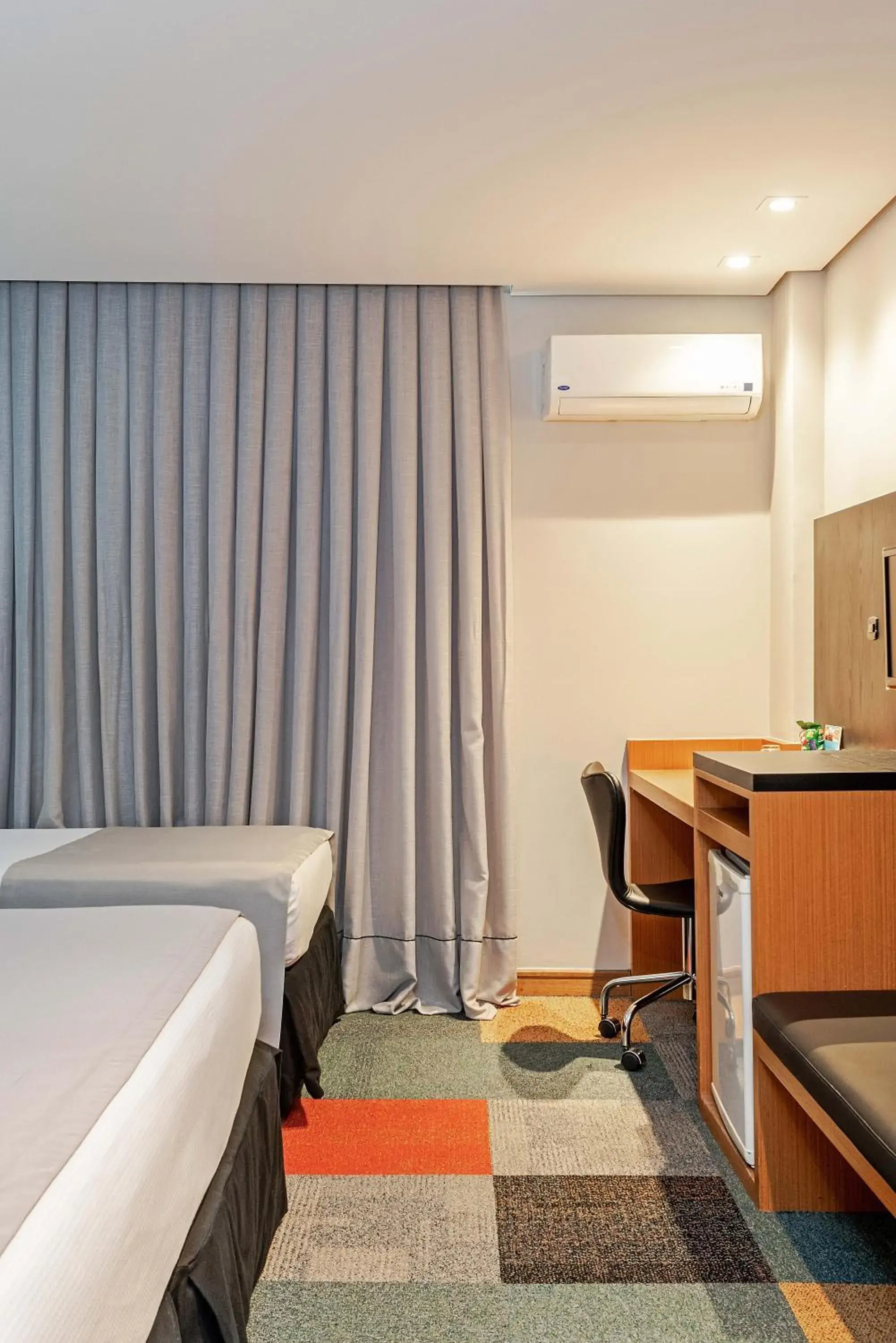 Decorative detail, Bed in Slaviero Curitiba Batel Decorative detail, Bed in Slaviero Curitiba Batel