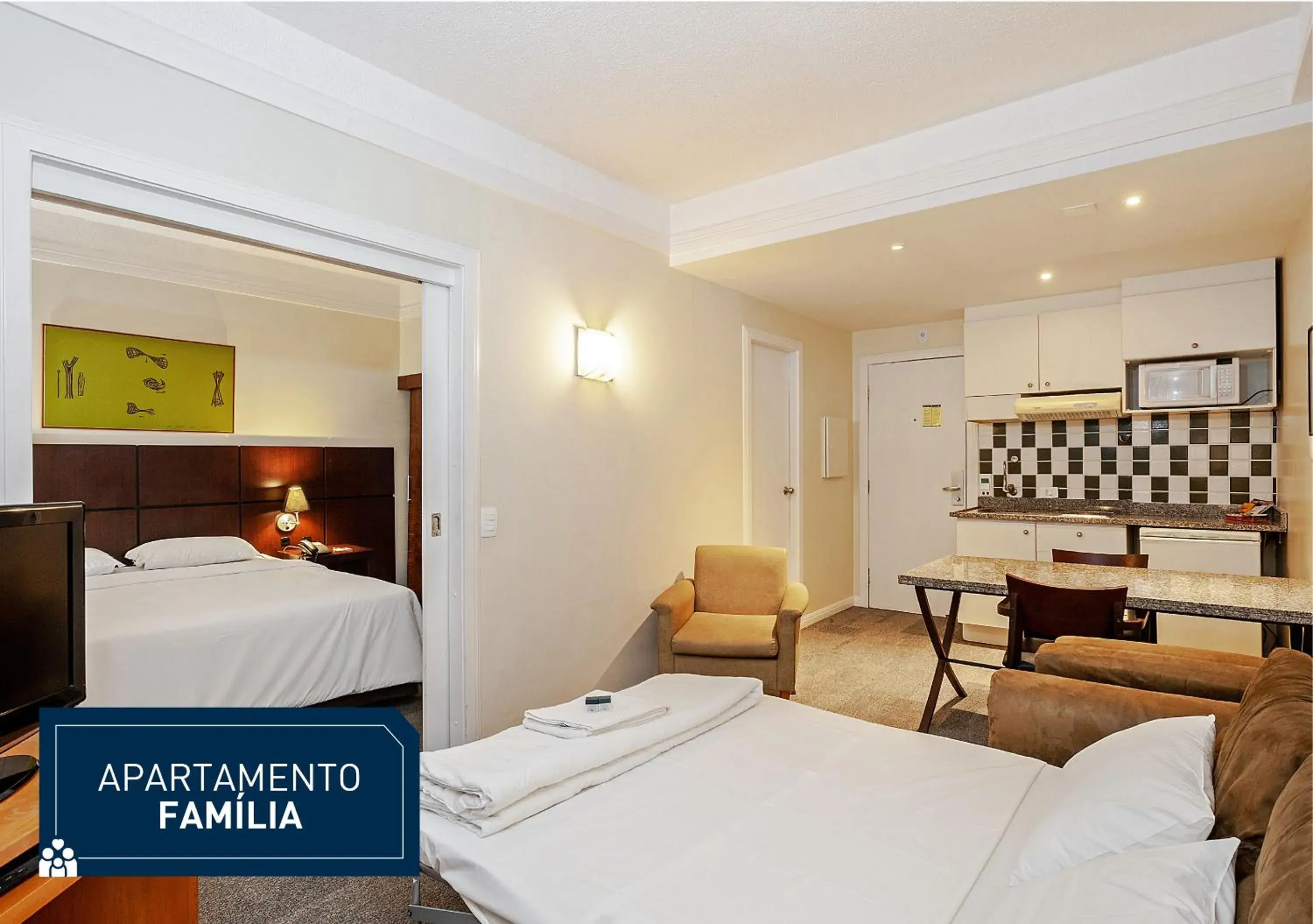 Kitchen or kitchenette, Bed in Slaviero Curitiba Shopping Kitchen or kitchenette, Bed in Slaviero Curitiba Shopping