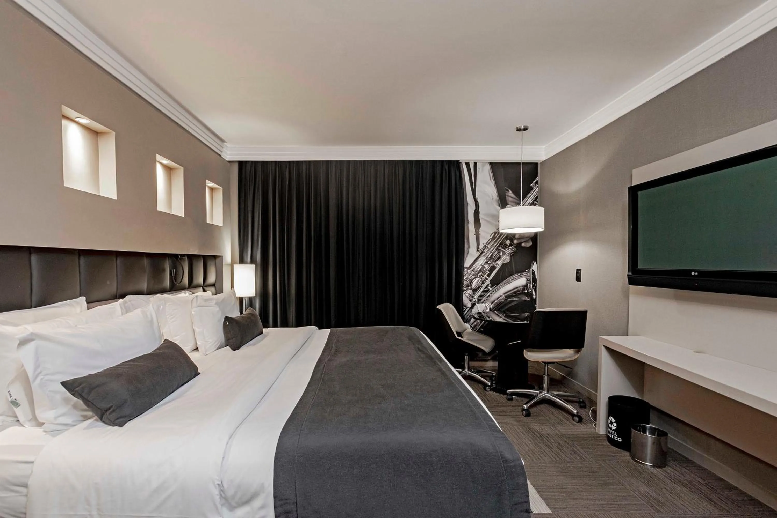 Bed in Full Jazz by Slaviero Hotéis