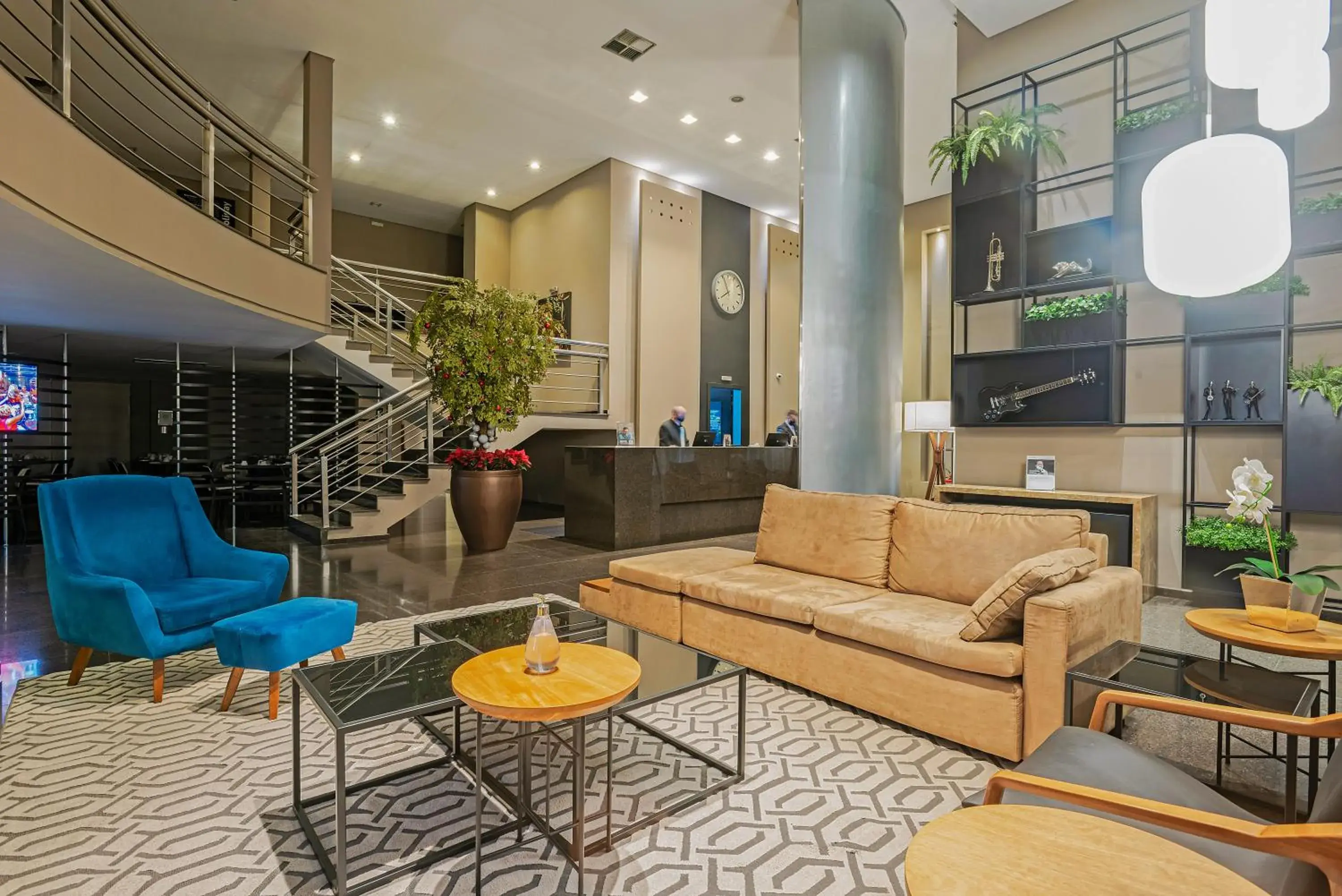 Lobby or reception in Full Jazz by Slaviero Hotéis Lobby or reception in Full Jazz by Slaviero Hotéis