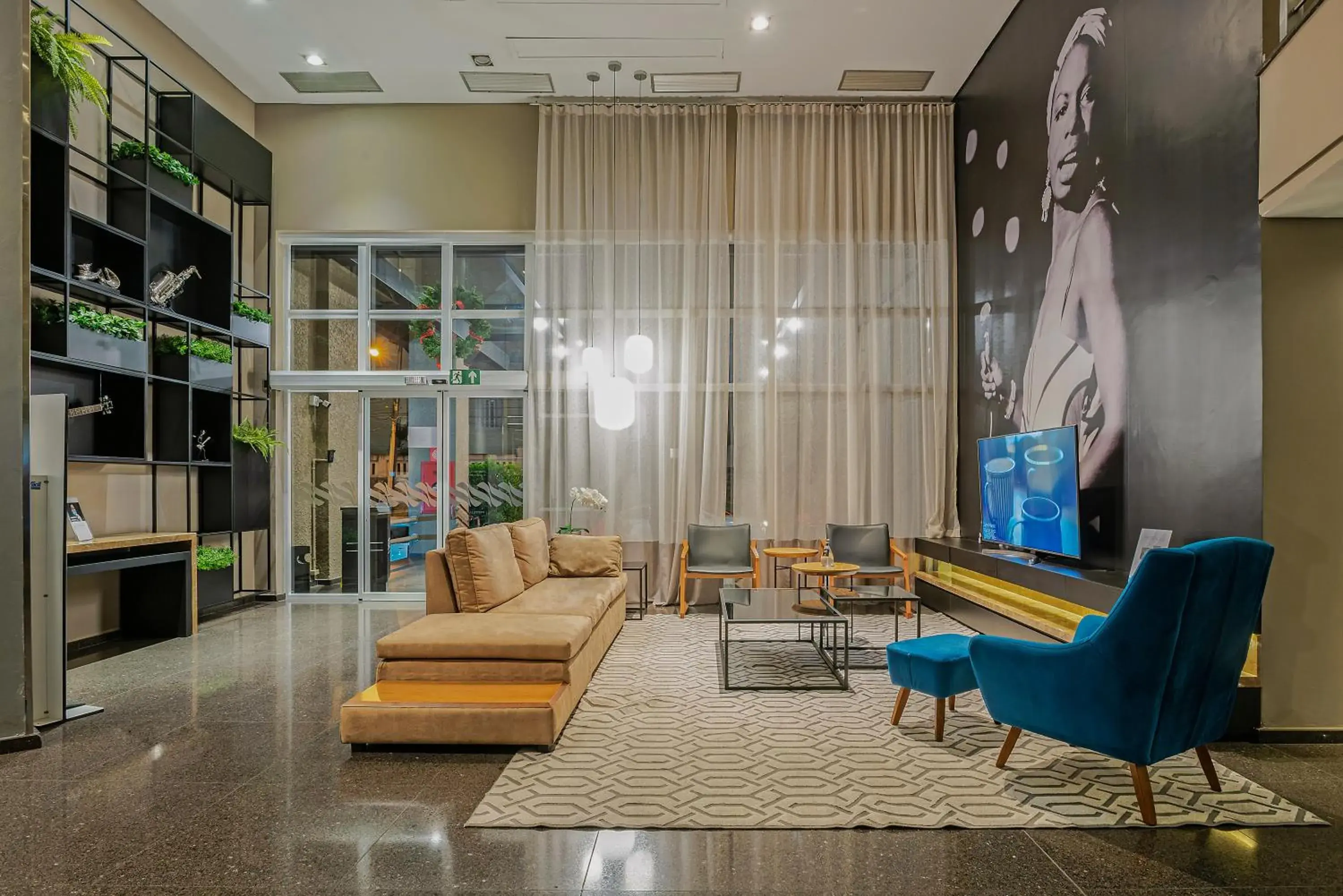 Lobby or reception in Full Jazz by Slaviero Hotéis Lobby or reception in Full Jazz by Slaviero Hotéis