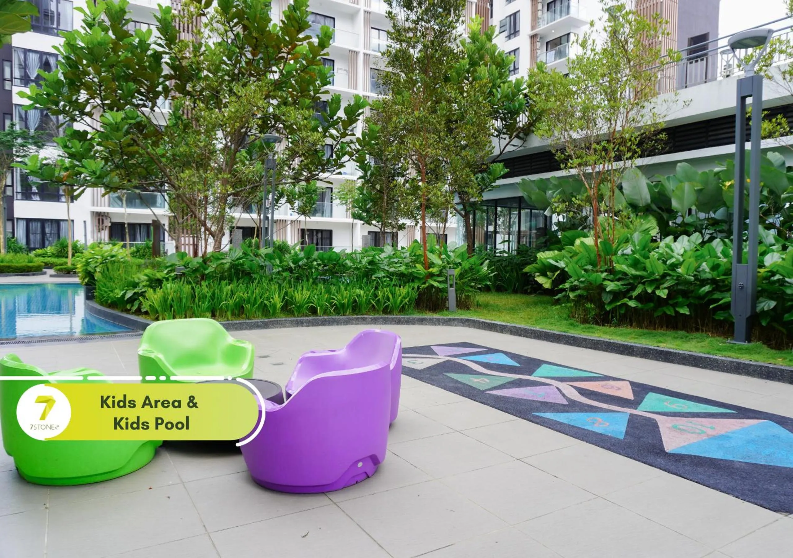 Children play ground in 7Stonez Residences Midhills Genting Highlands